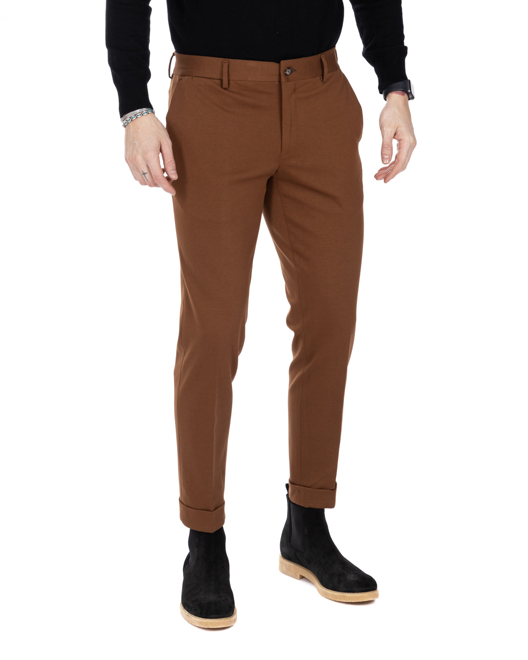 Altamura - pantalon marron classique