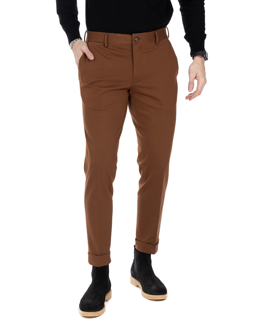 Altamura - pantalon marron classique