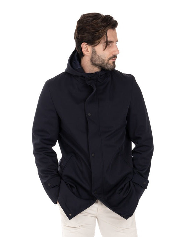 Dylan - blue technical jacket