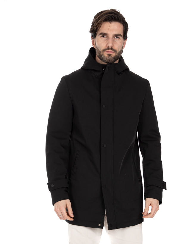 Dylan - black technical jacket