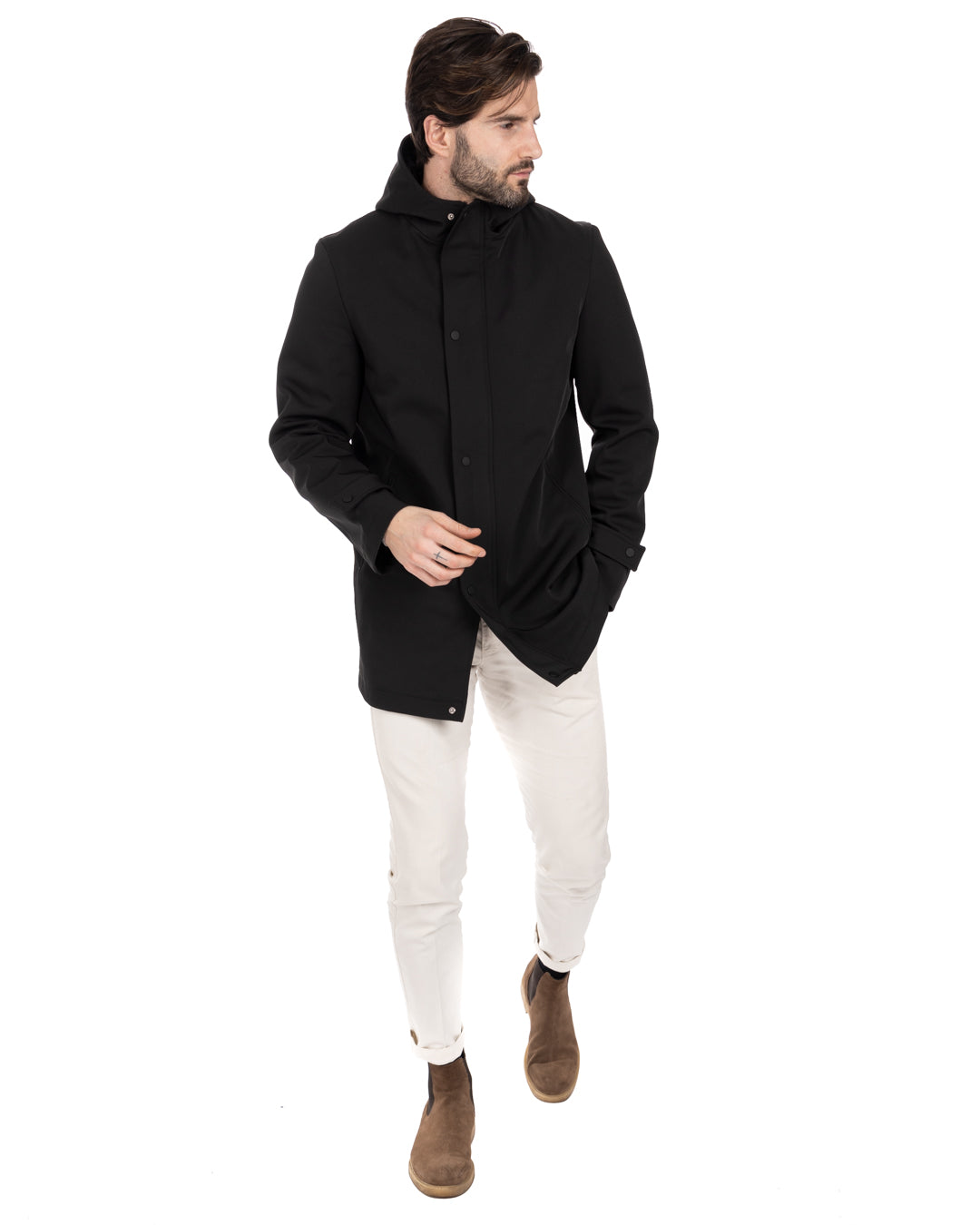 Dylan - black technical jacket
