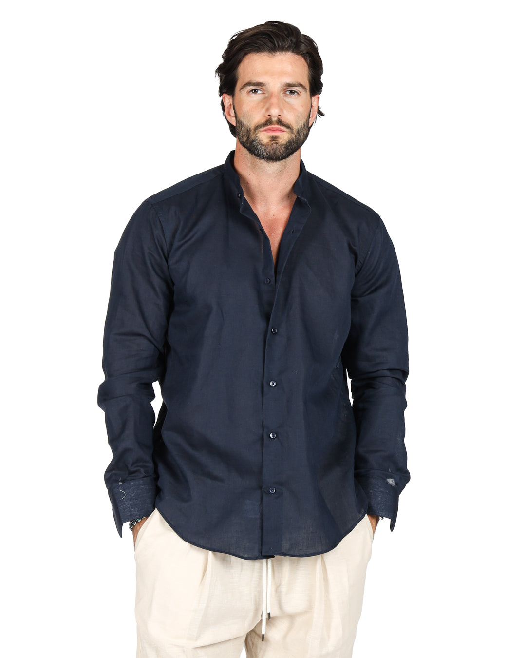 Camicia deals coreana blu