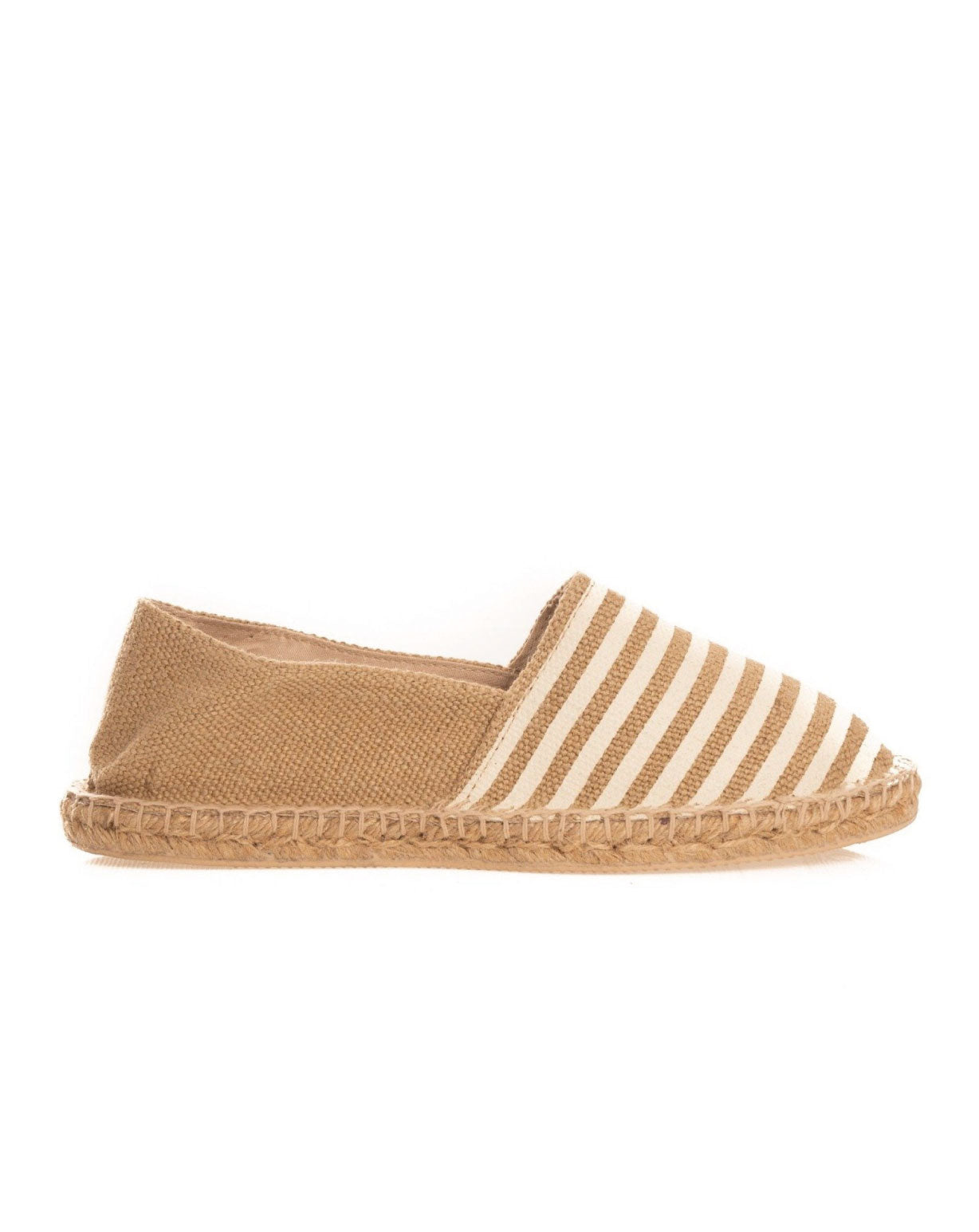 ESPADRILLAS A RIGHE BEIGE