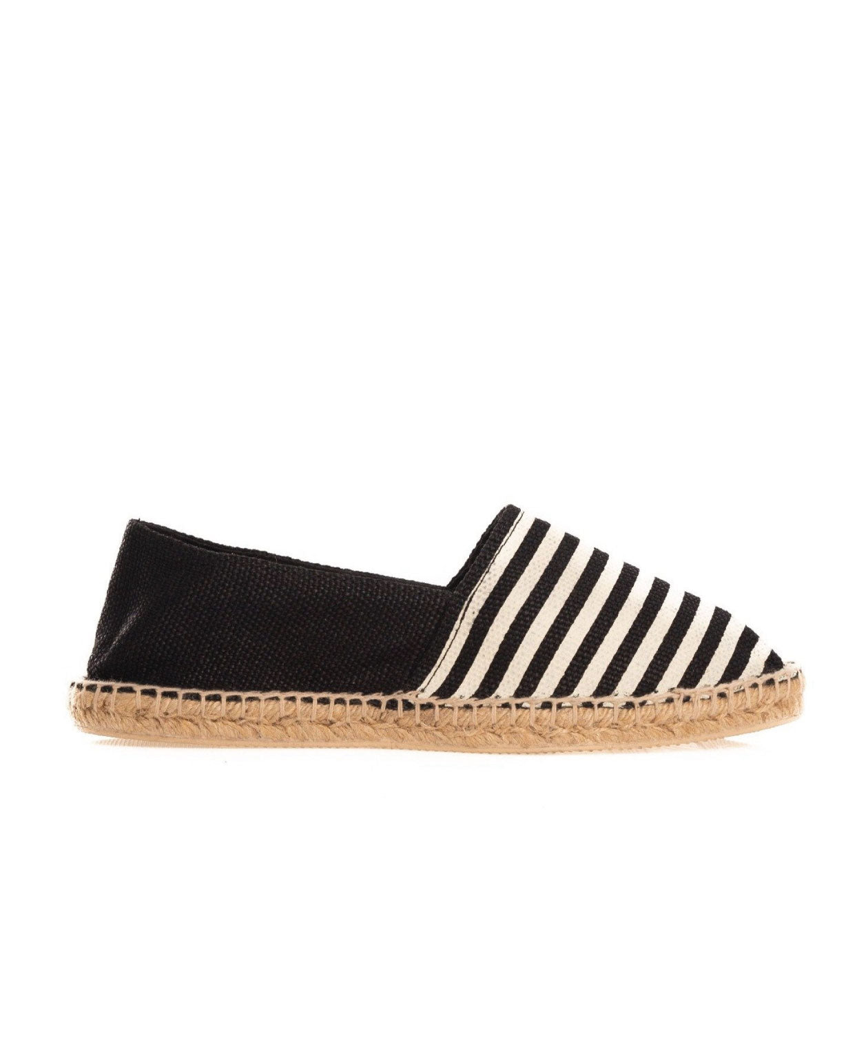 ESPADRILLES RAYÉES NOIRES