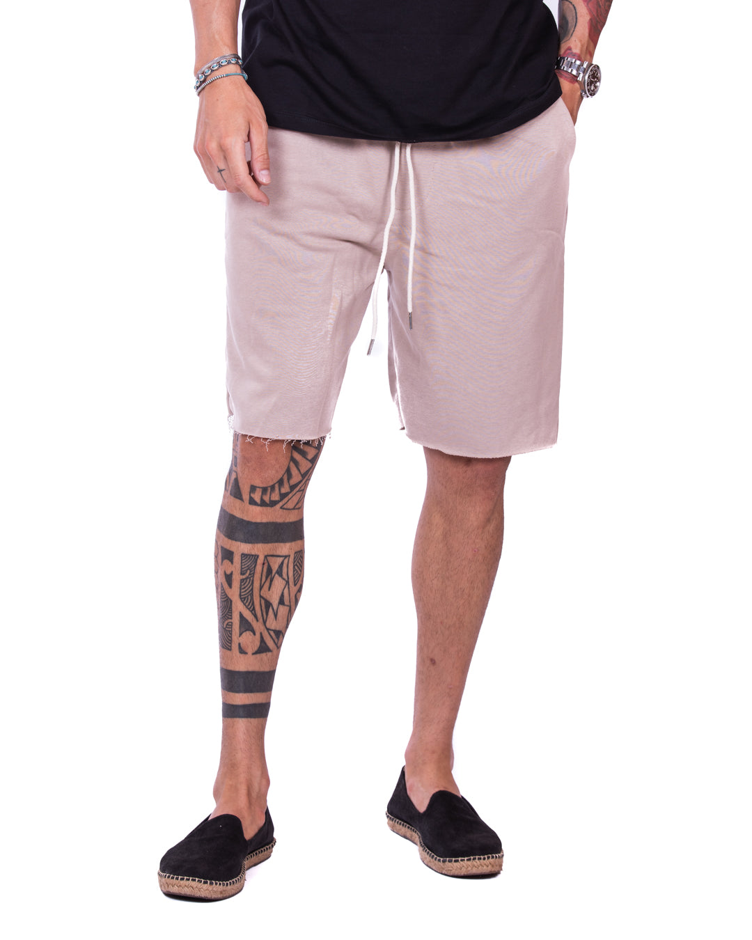 Mike - bermuda tuta beige