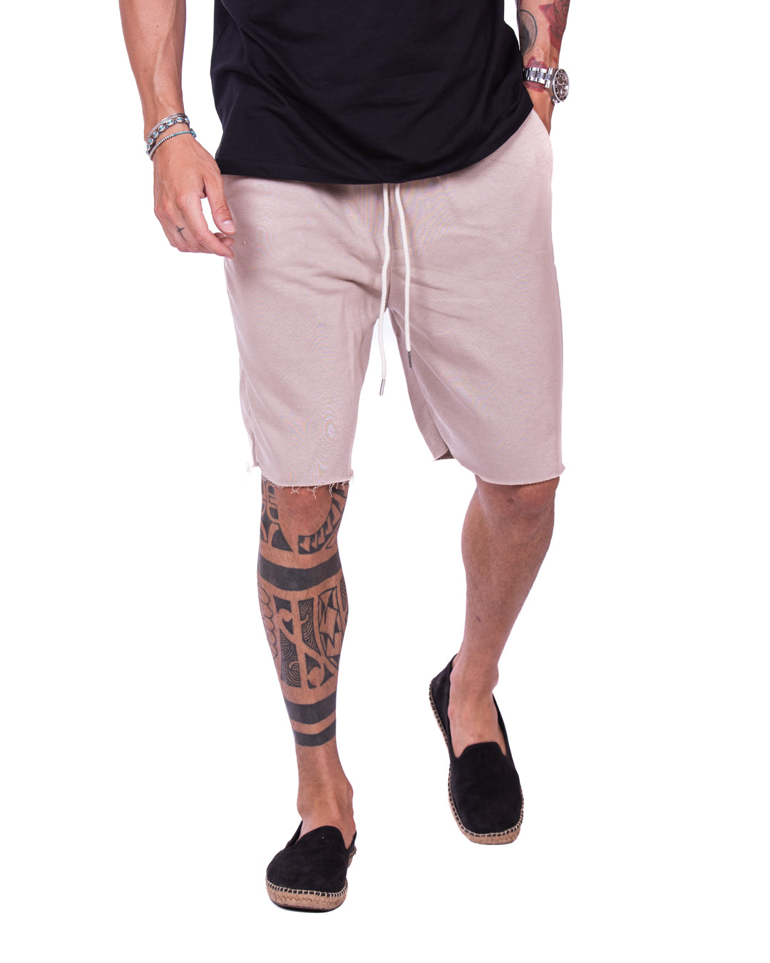 Mike - bermuda tuta beige