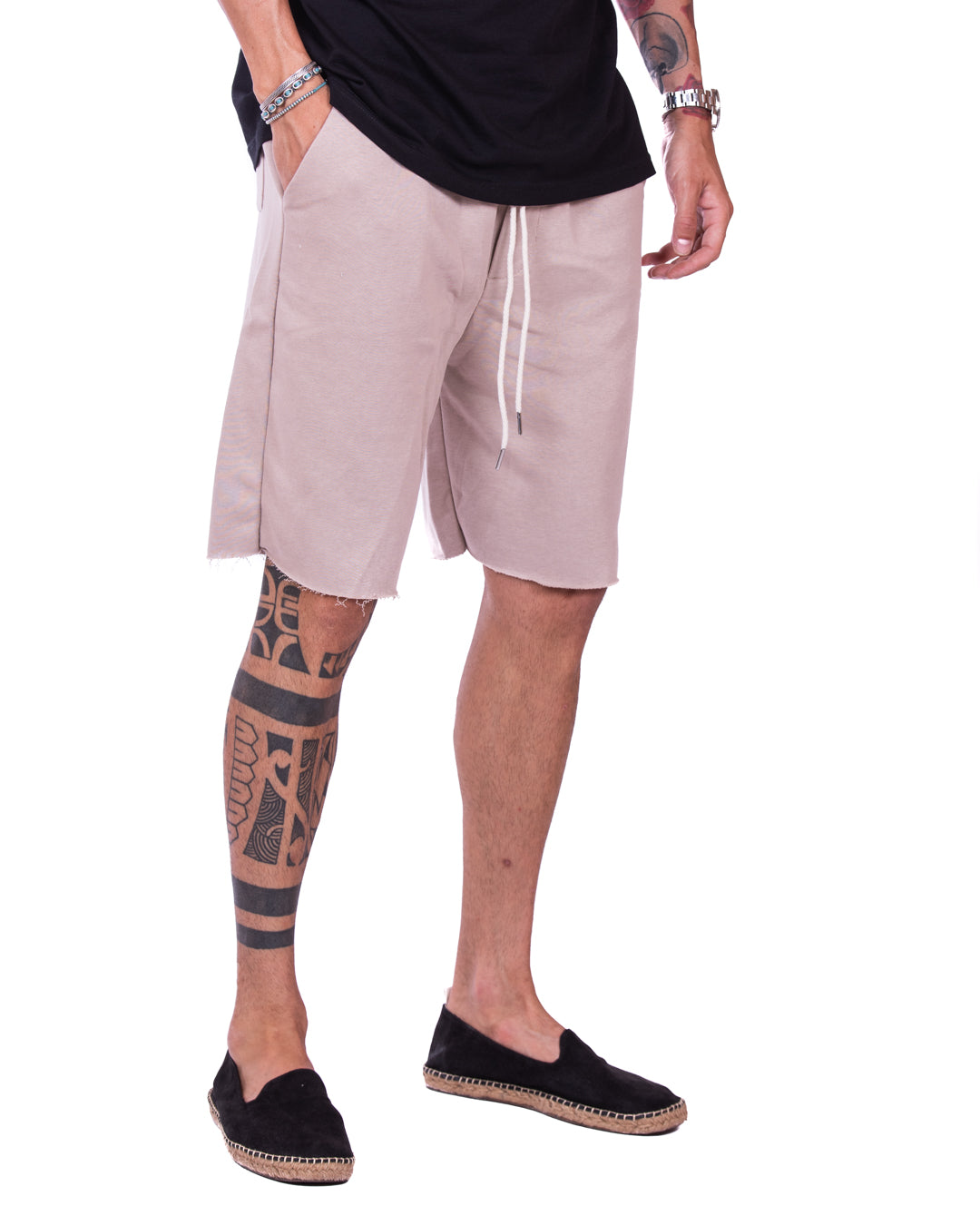 Mike - bermuda tuta beige