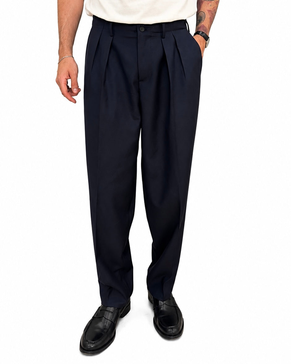Pantalone Over blu Vitale Barberis Canonico