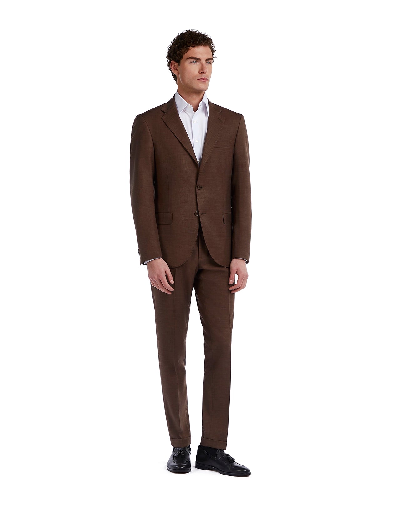 Traje Sydney grisalla marrón