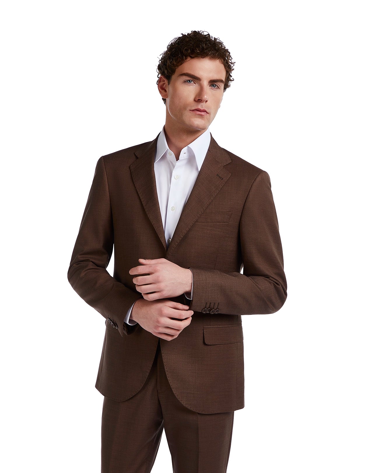 Traje Sydney grisalla marrón