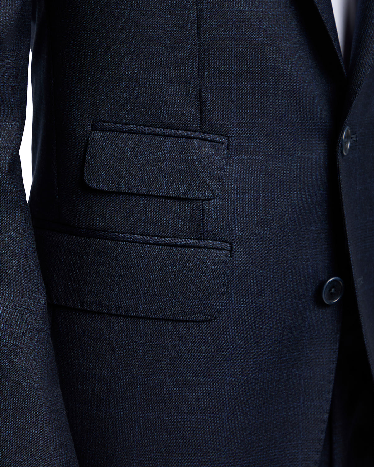 Abito Milano a quadri in lana Perennial Canonico blu