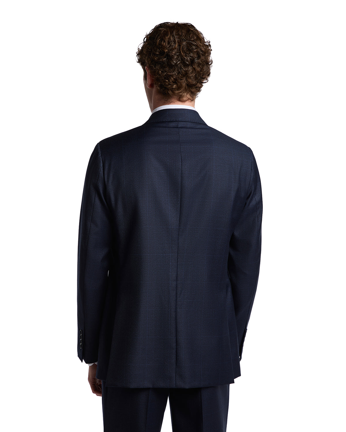 Abito Milano a quadri in lana Perennial Canonico blu