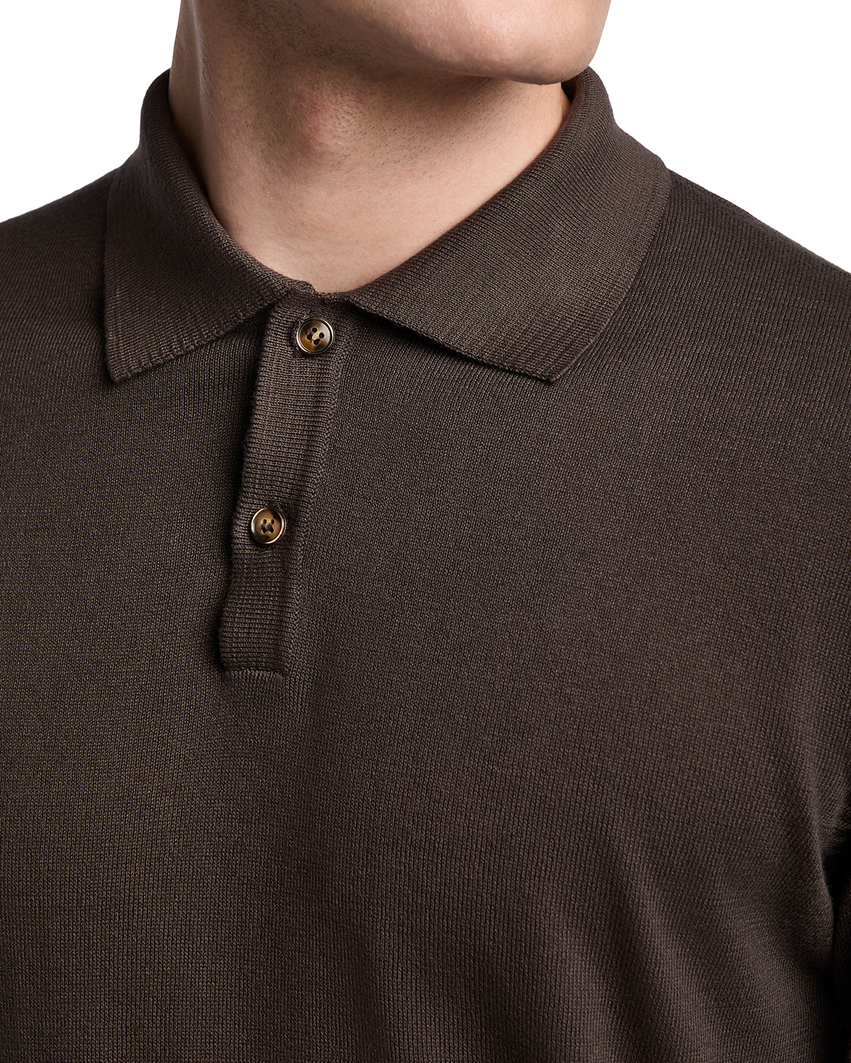 Polo Andrey in cotone moro