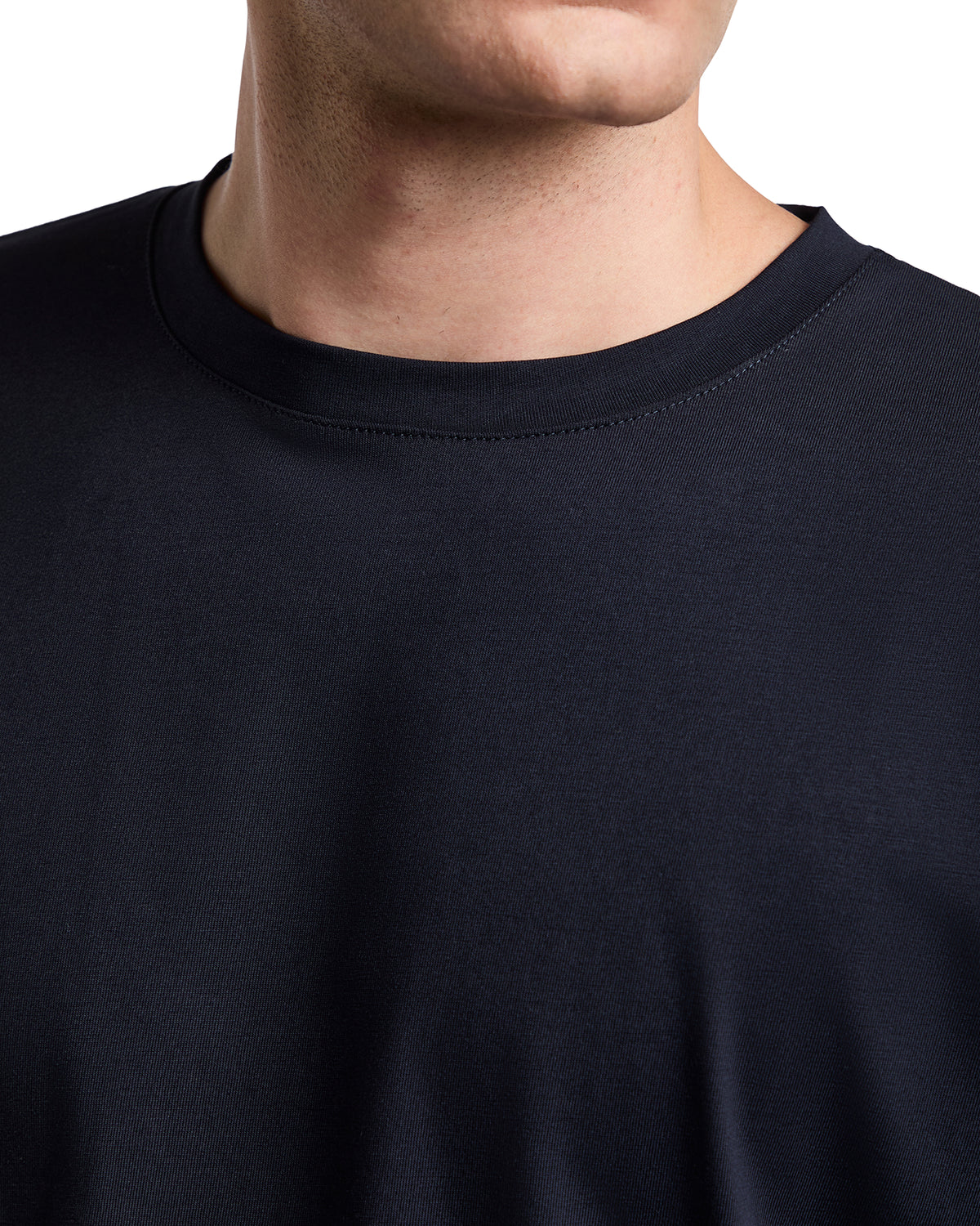 T-shirt Bergen in cotone blu