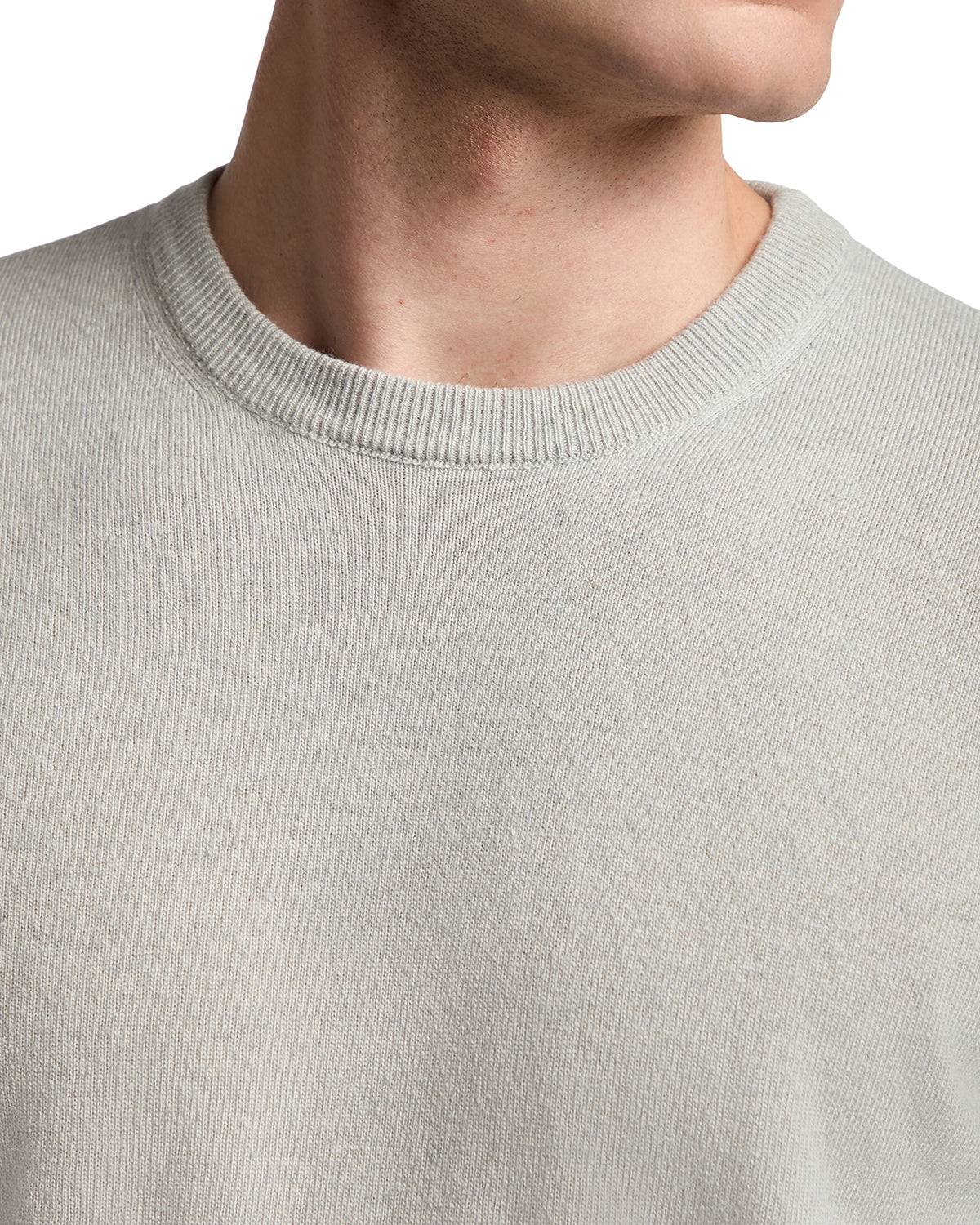 Sudadera de cuello redondo Dustin de mezcla de cachemir gris