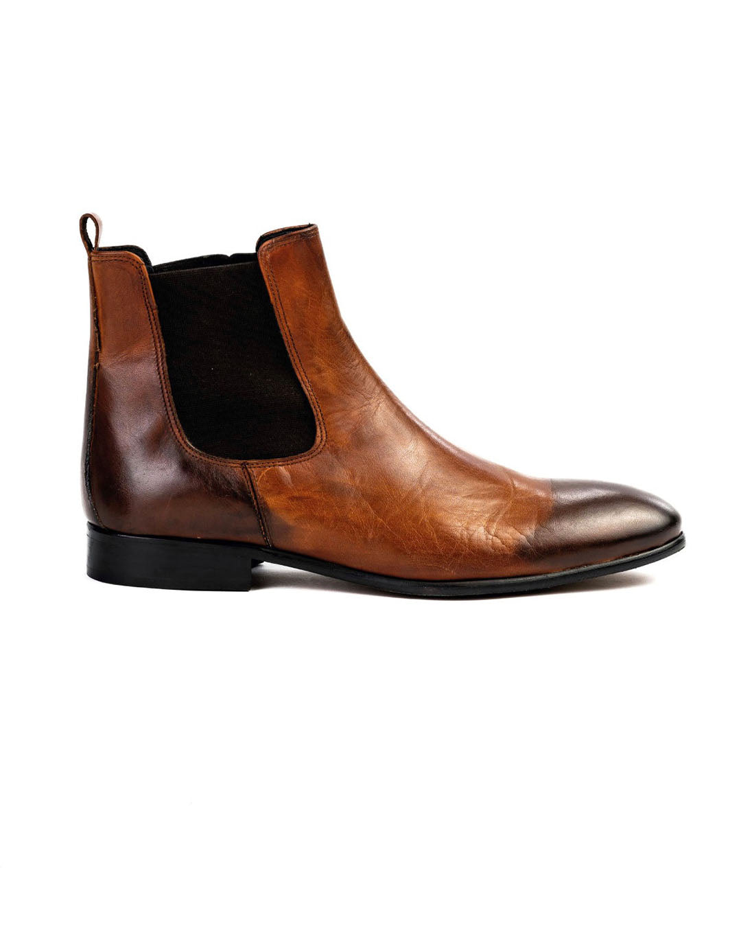 Dre - dirty brown leather chelsea boots