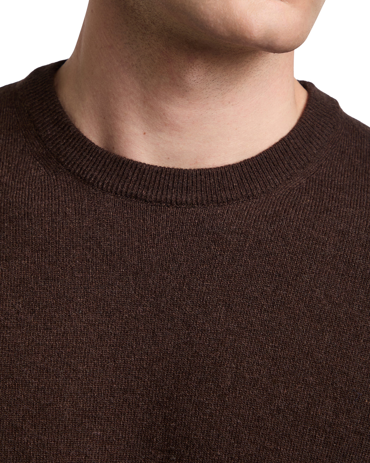 Sudadera Dustin de mezcla de cachemir marrón