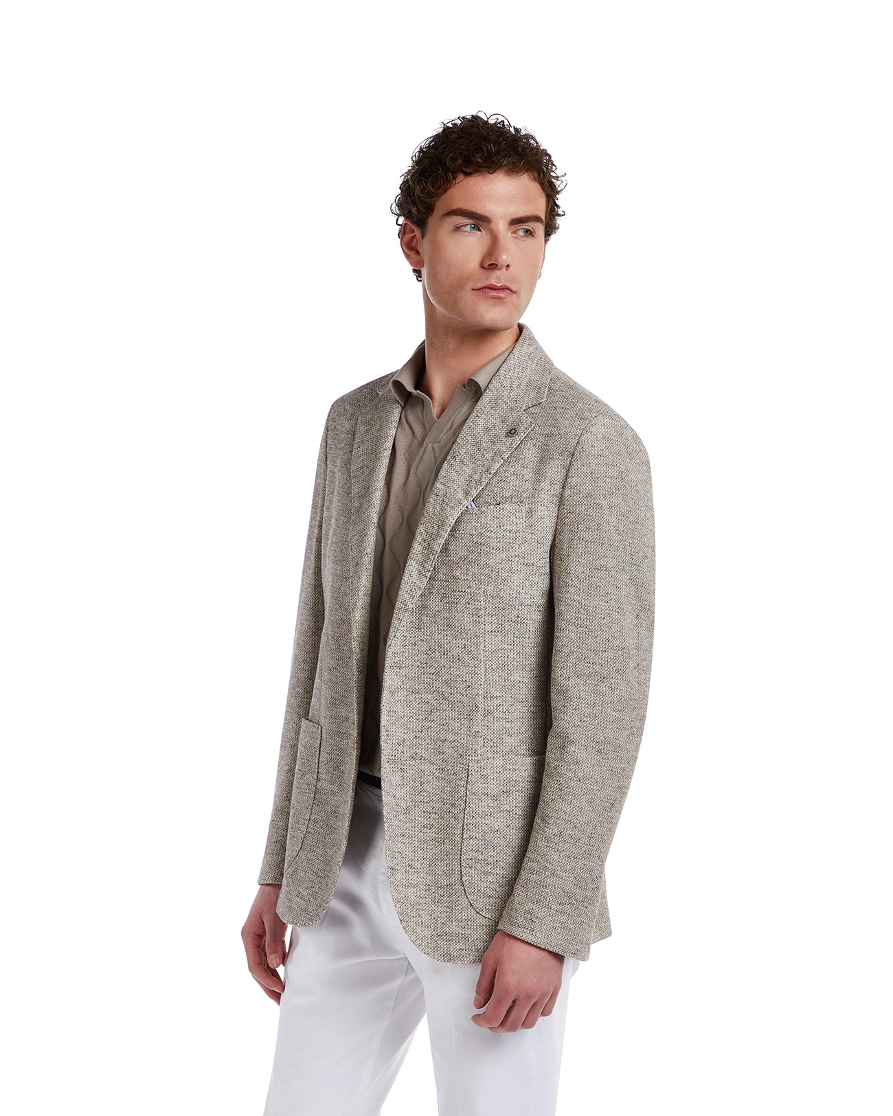 Chaqueta Erice mélange beige