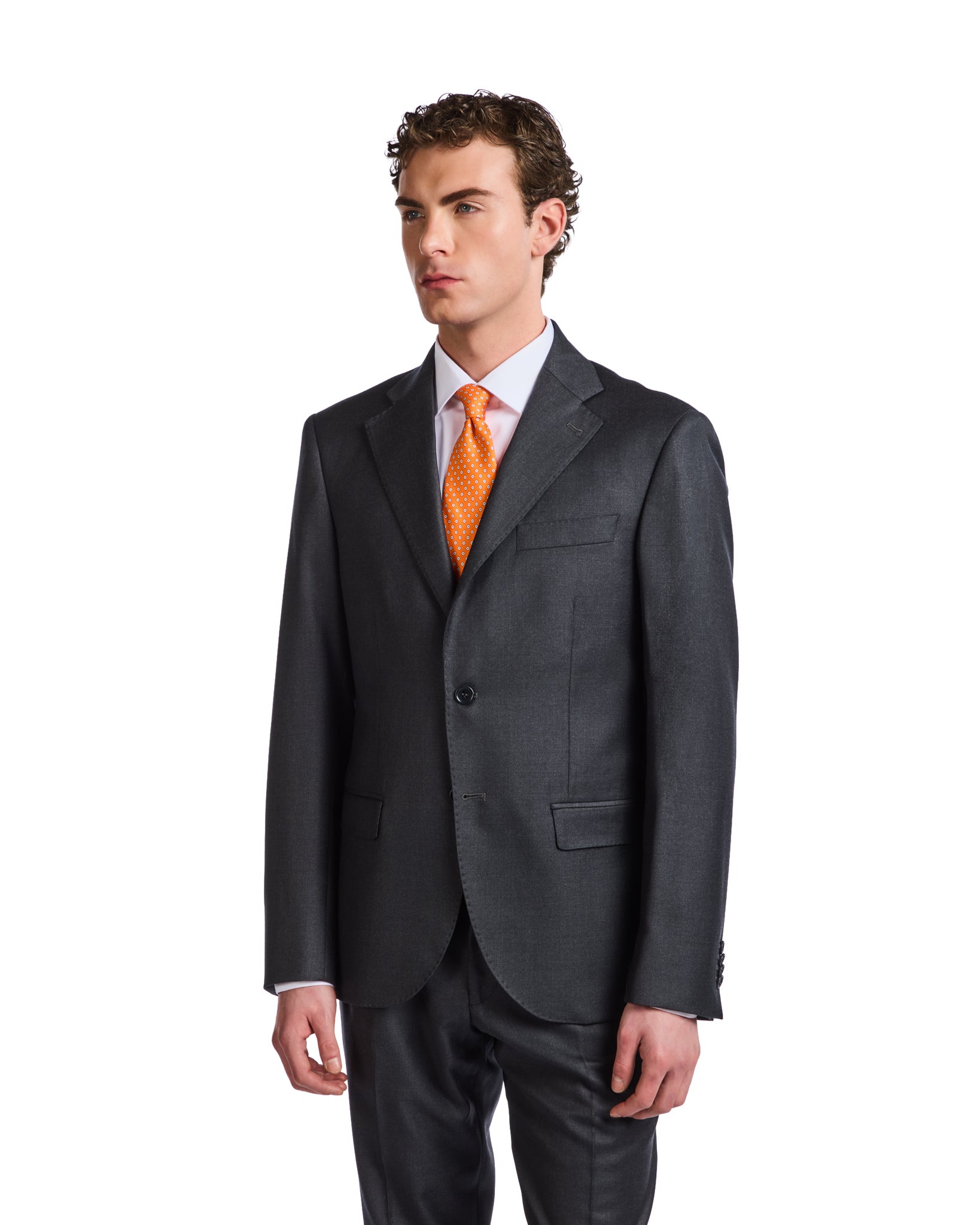 Canonico Anthracite Wool New Jersey Jacket