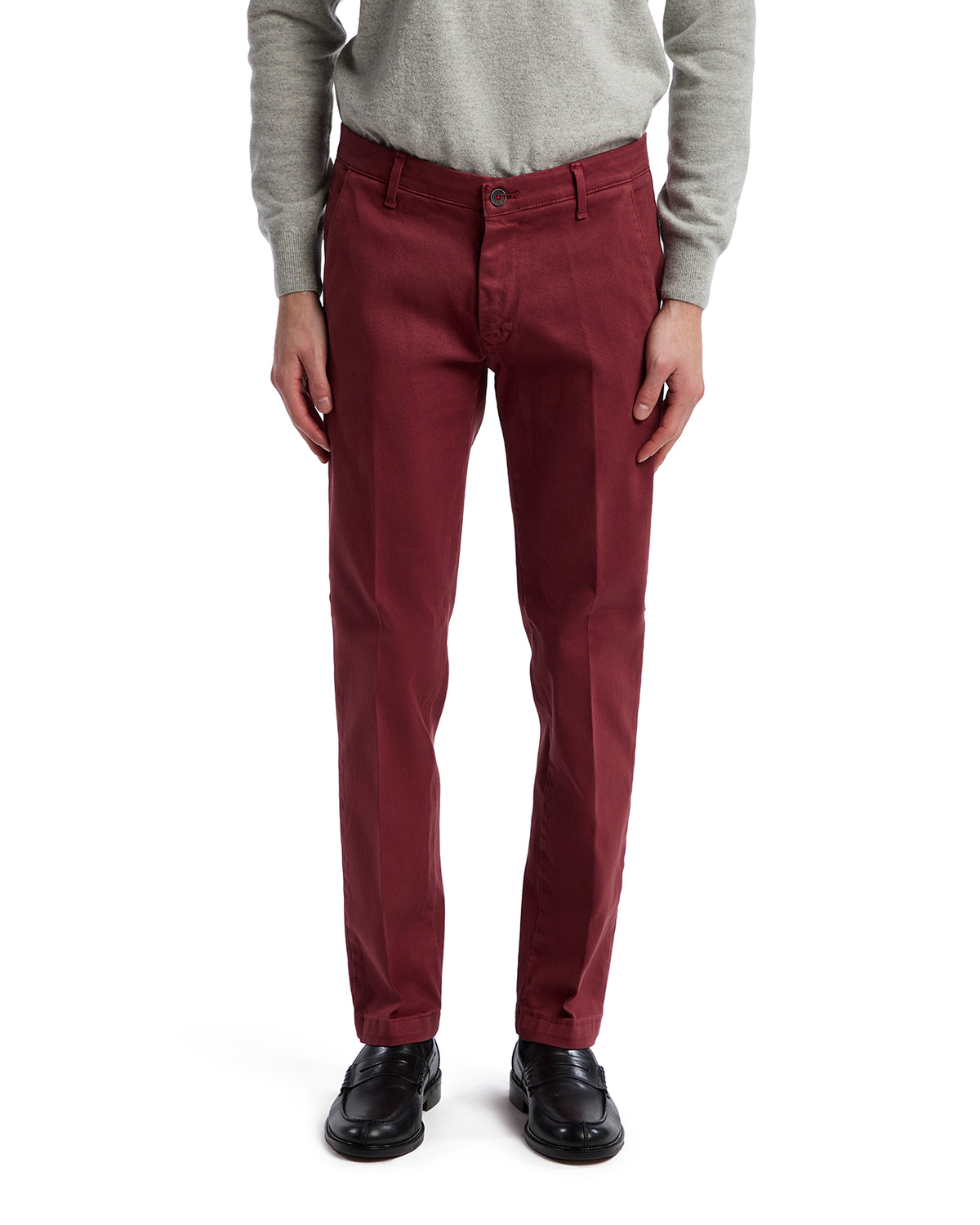 Pantalone Jack armaturato bordeaux