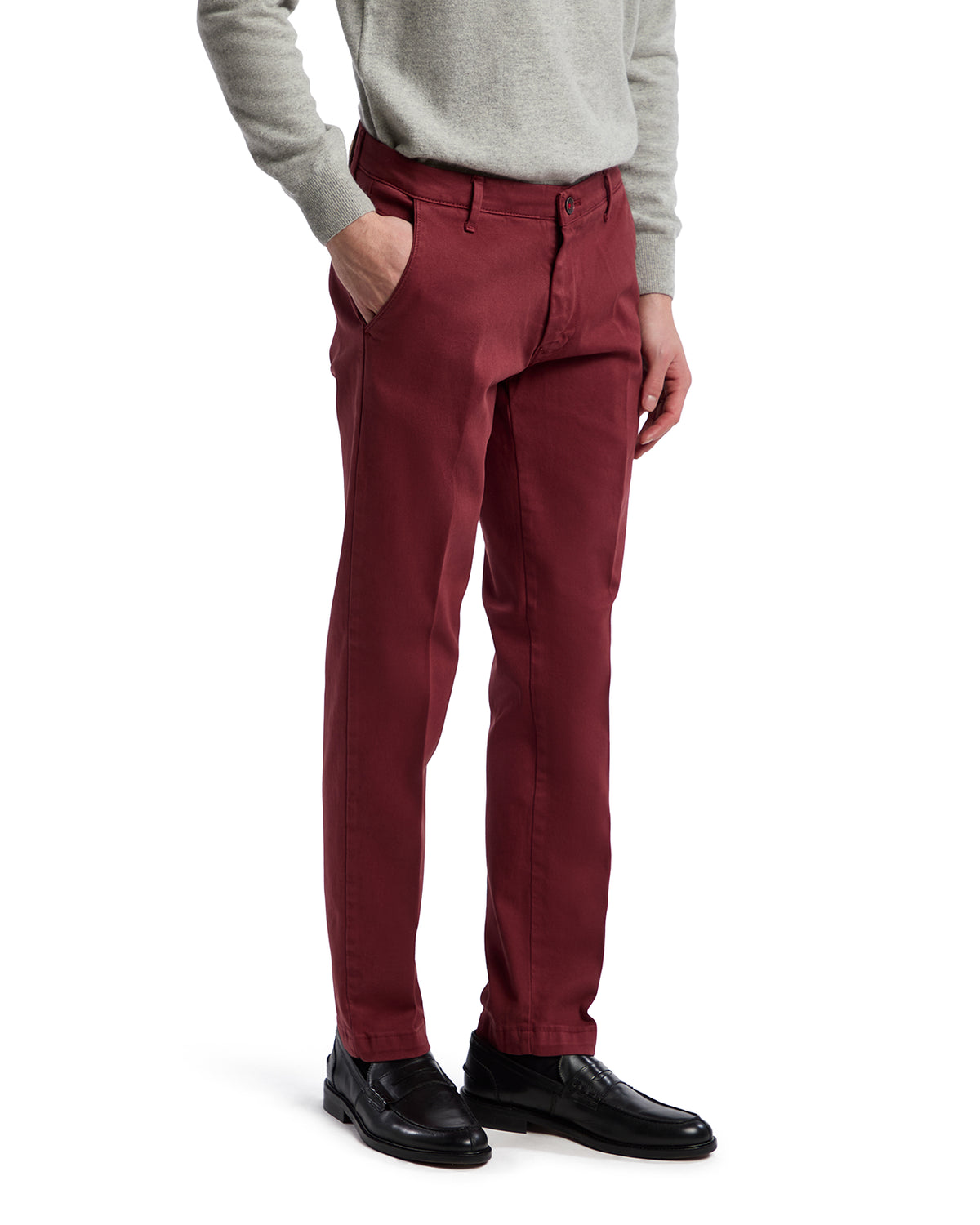 Pantalone Jack armaturato bordeaux