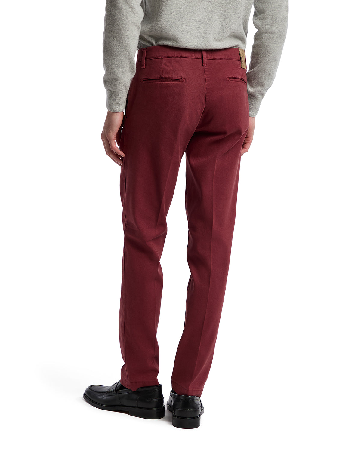 Pantalone Jack armaturato bordeaux