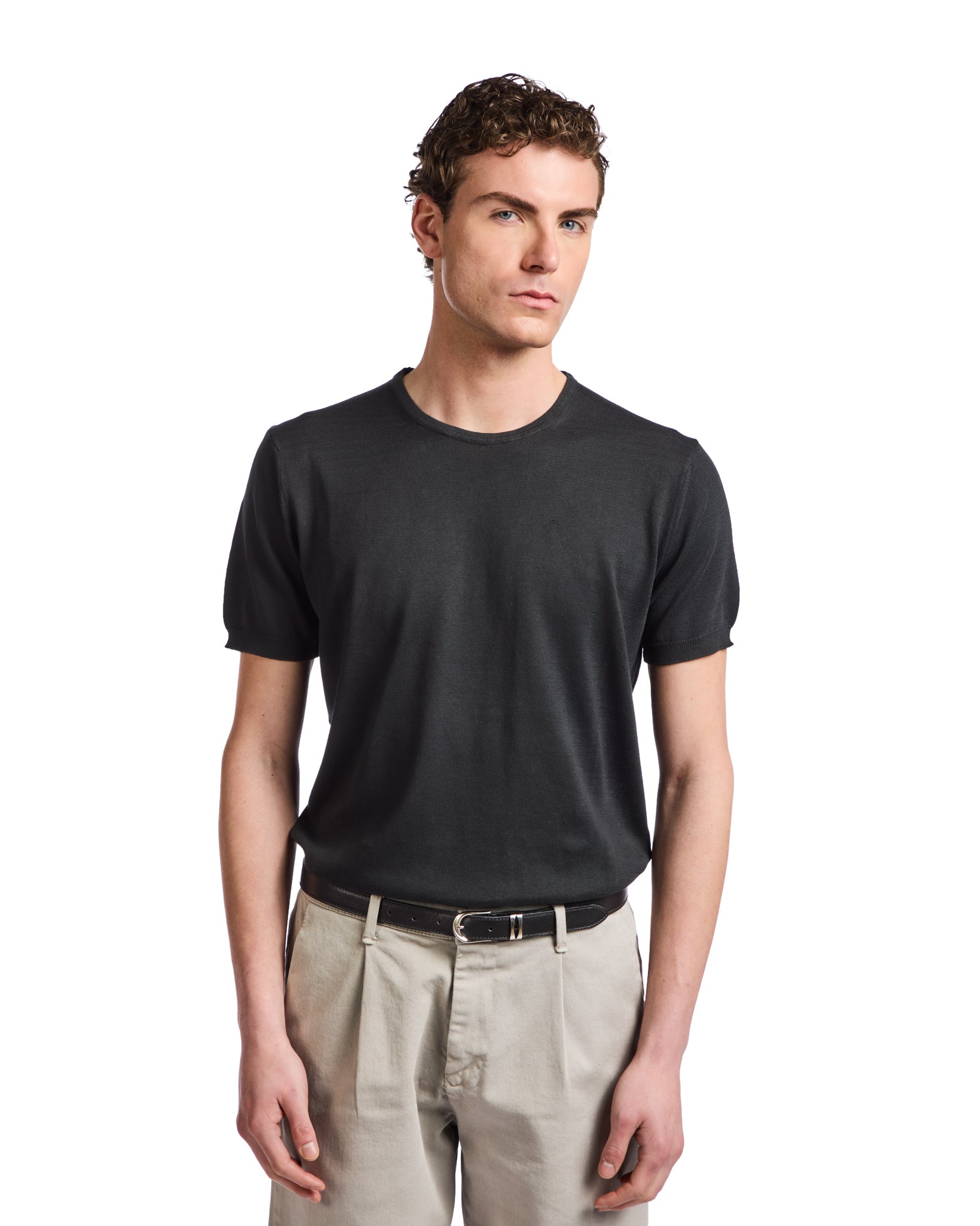 T-shirt Jannik in maglia nera