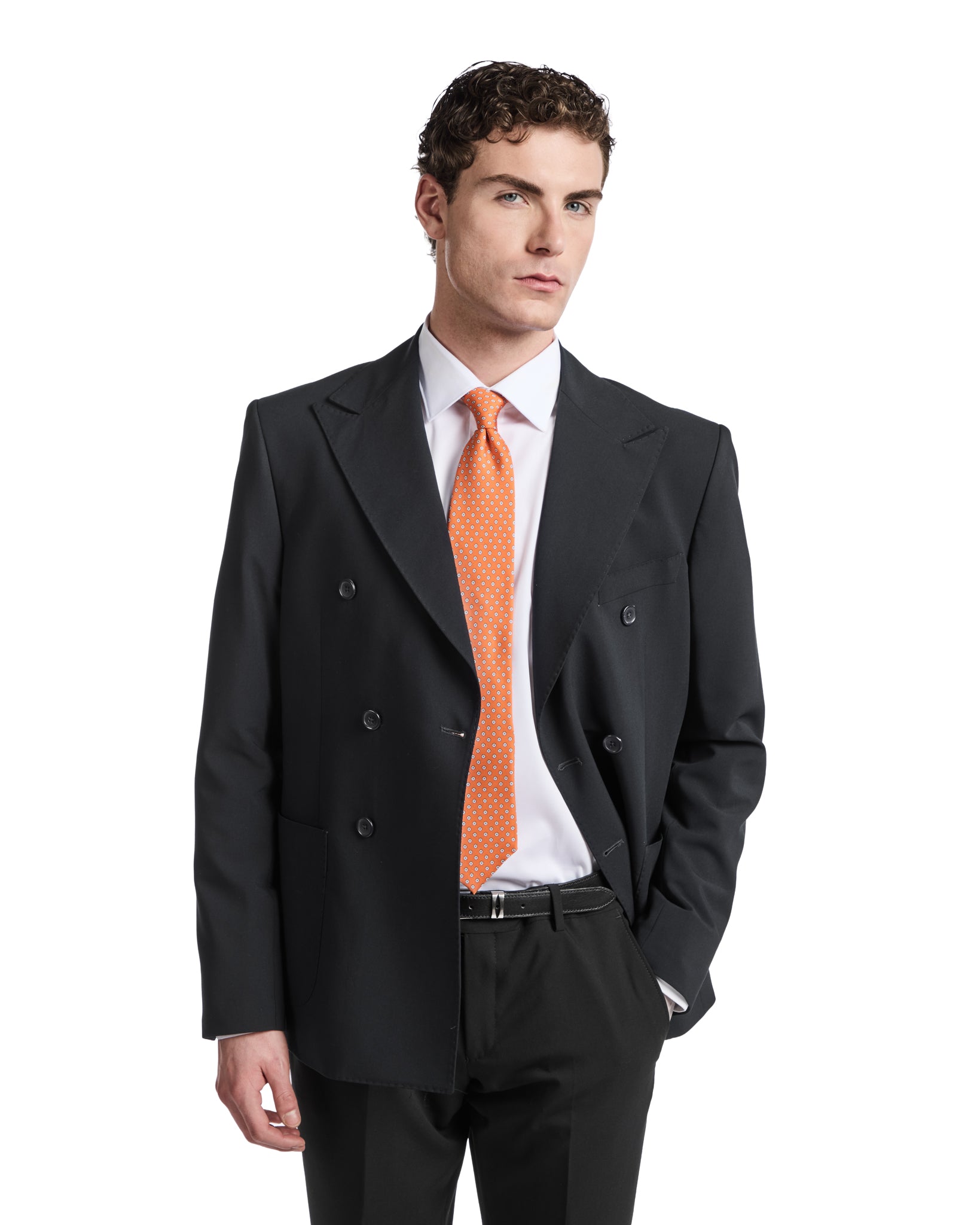 Abito Monaco doppiopetto nero