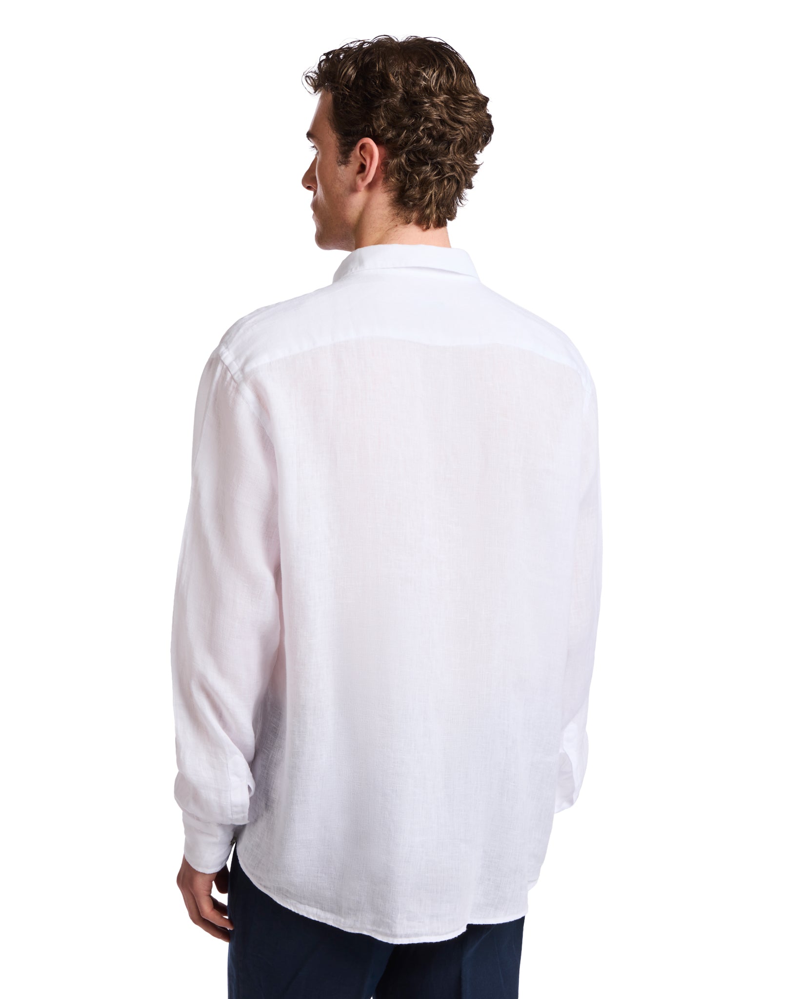 Camisa Montecarlo de lino puro blanca