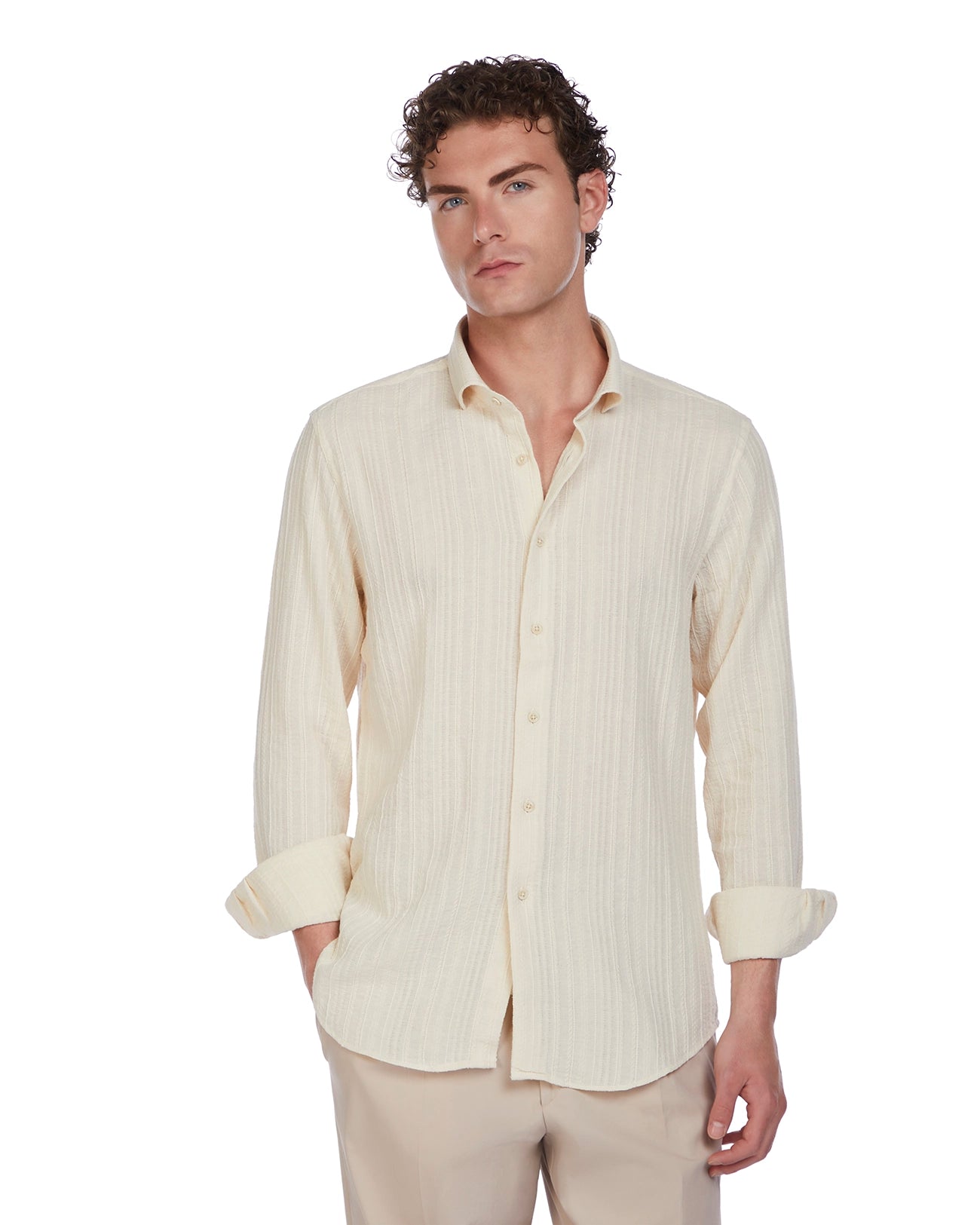 Camicia Nigata in cotone spago