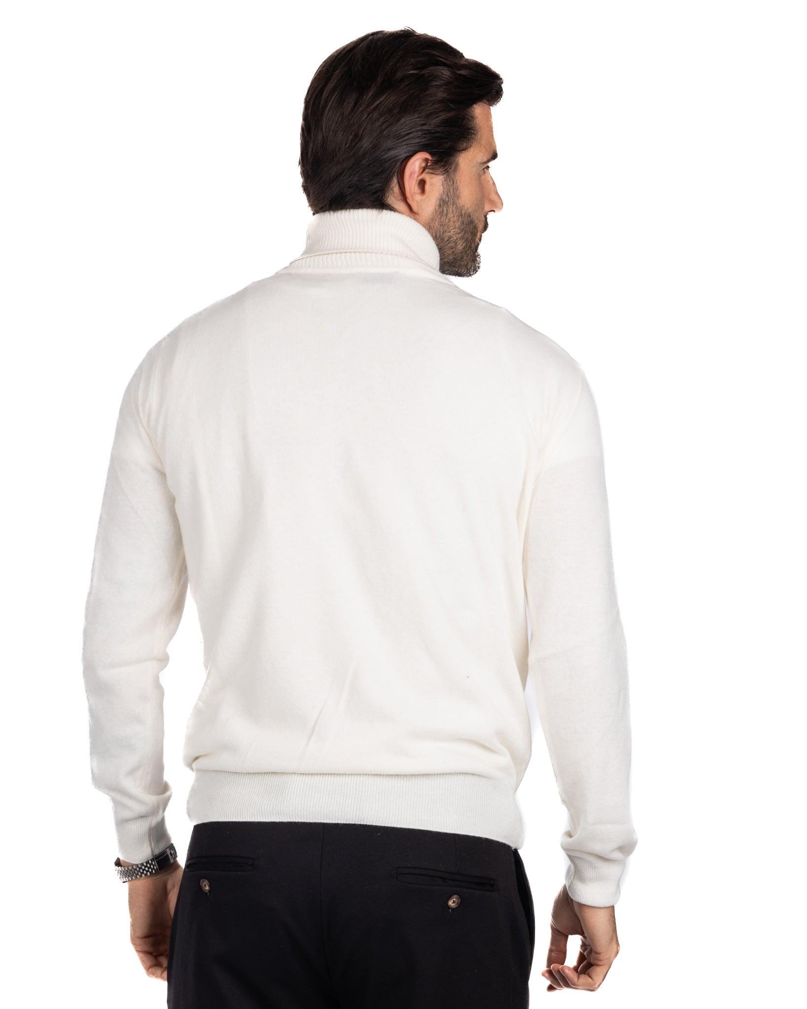 Lee - cream cashmere blend turtleneck