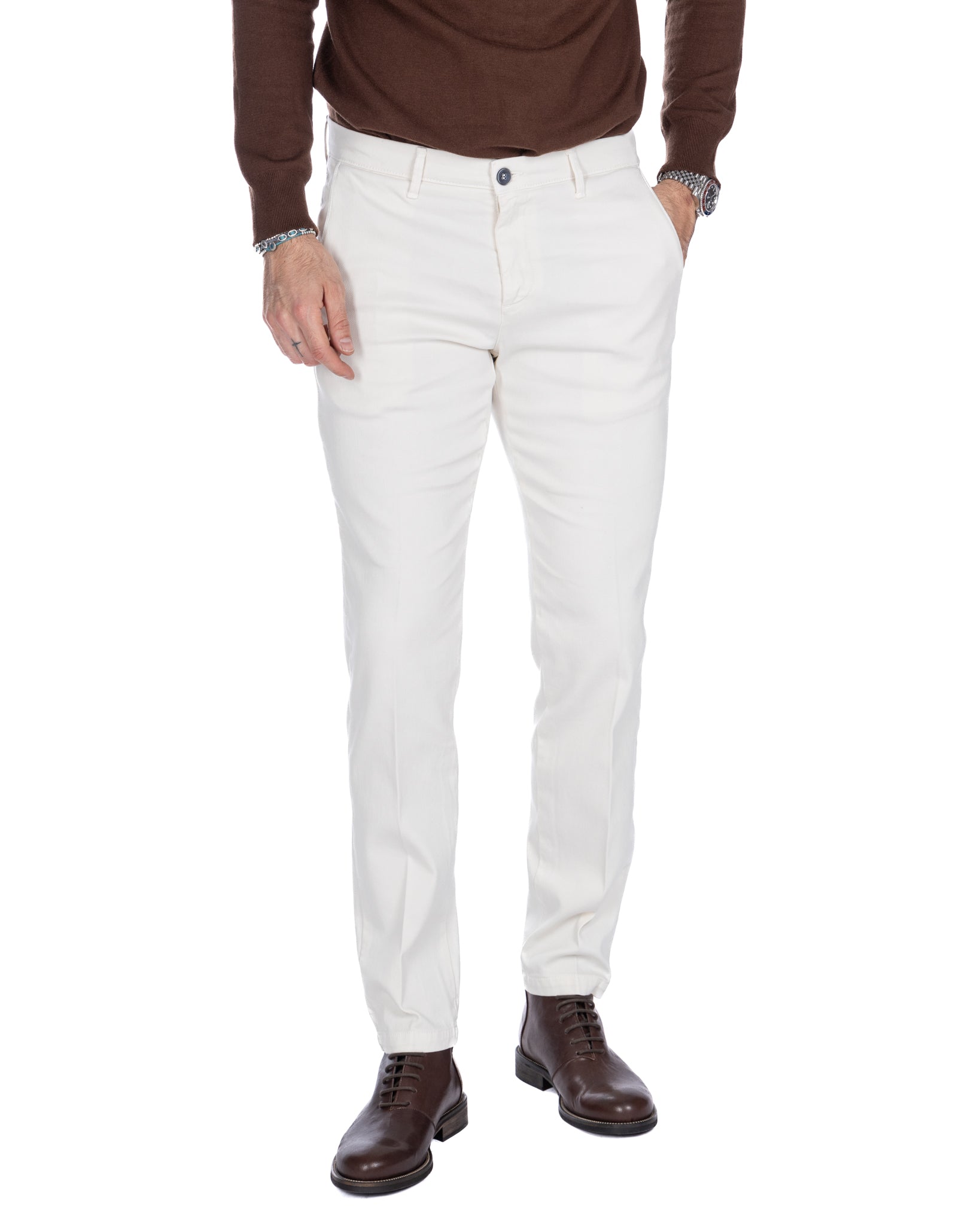 Jack - cream armored trousers