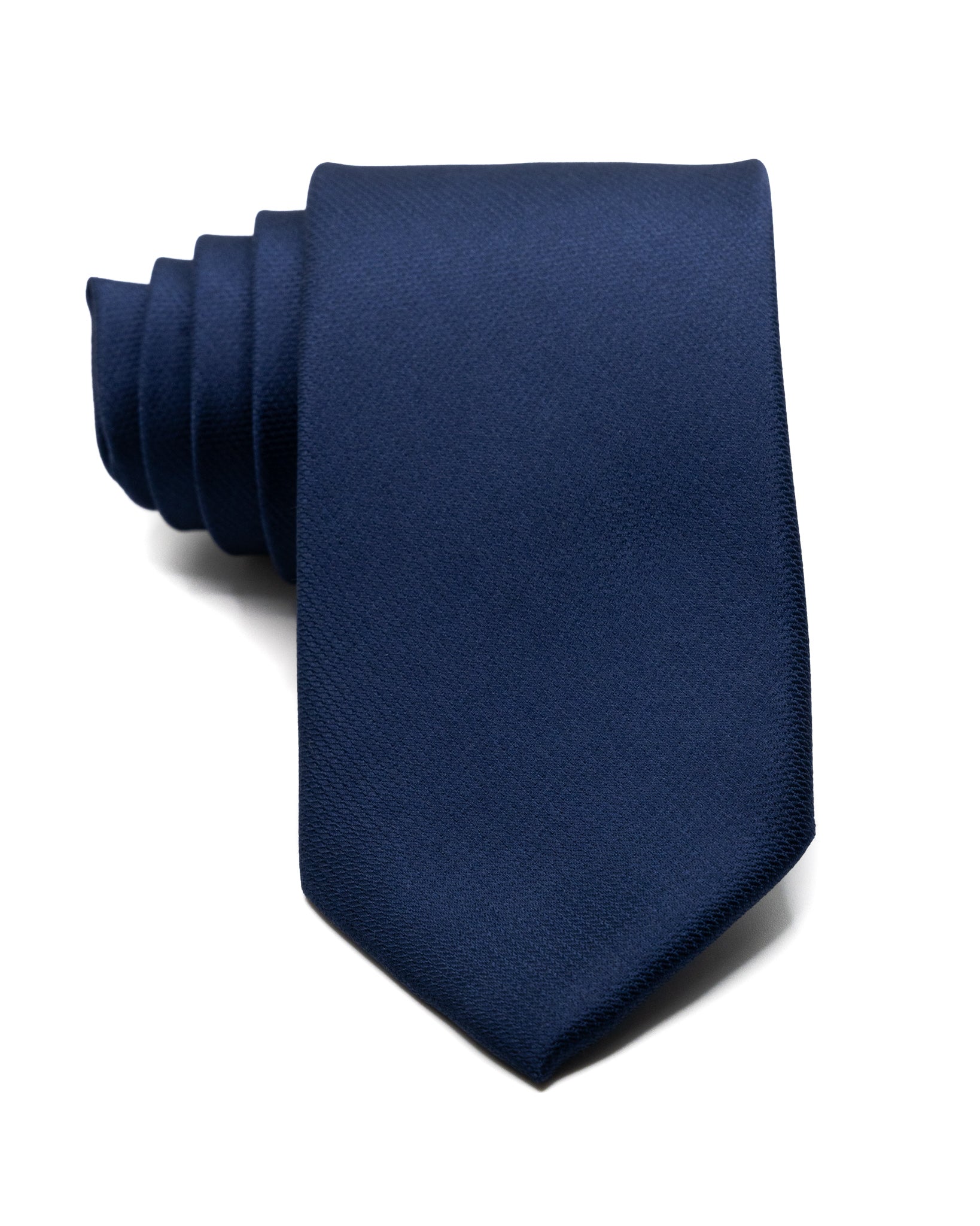 Cravatta - in seta armaturata blu