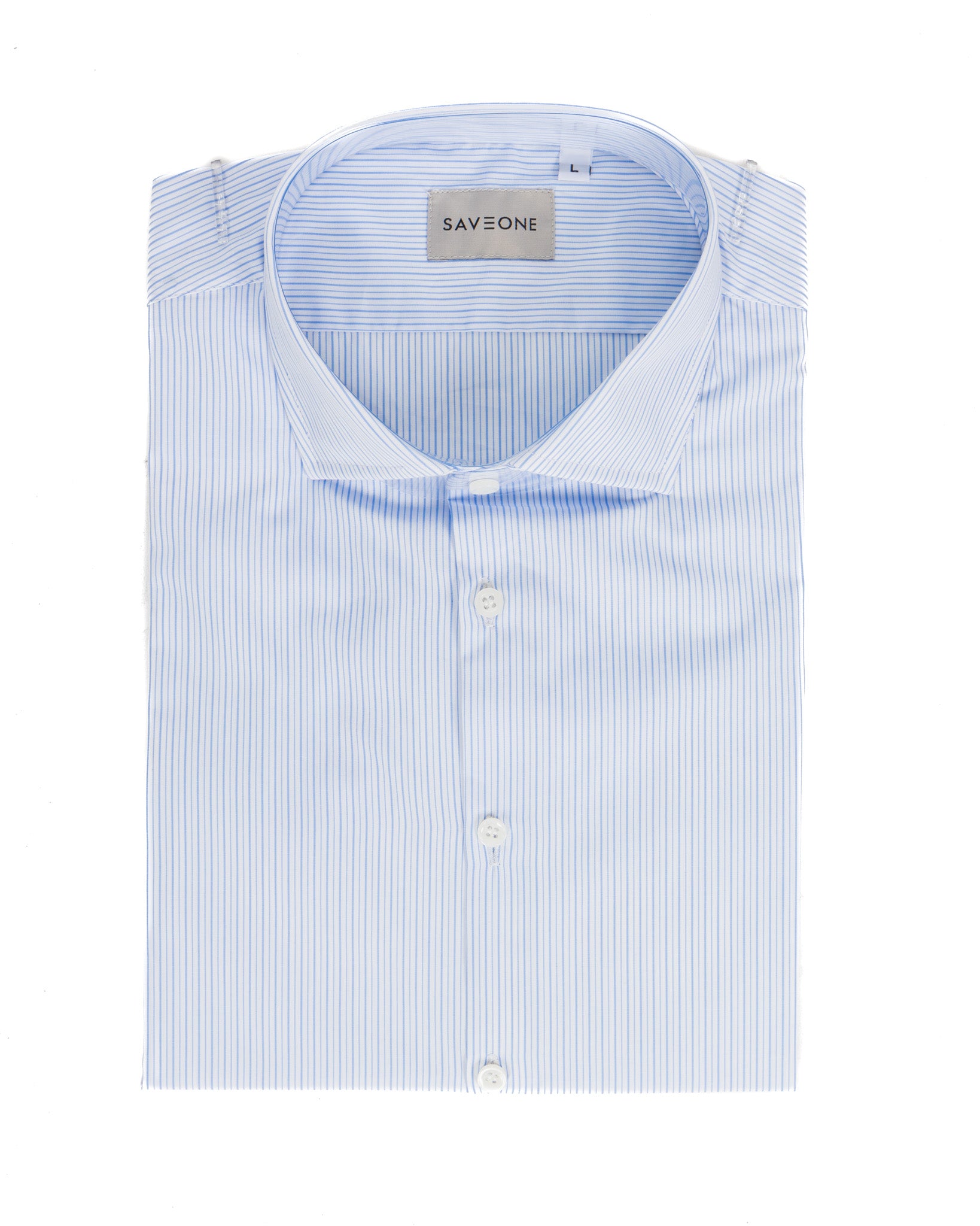 Chemise - slim fit mille rayures bleues