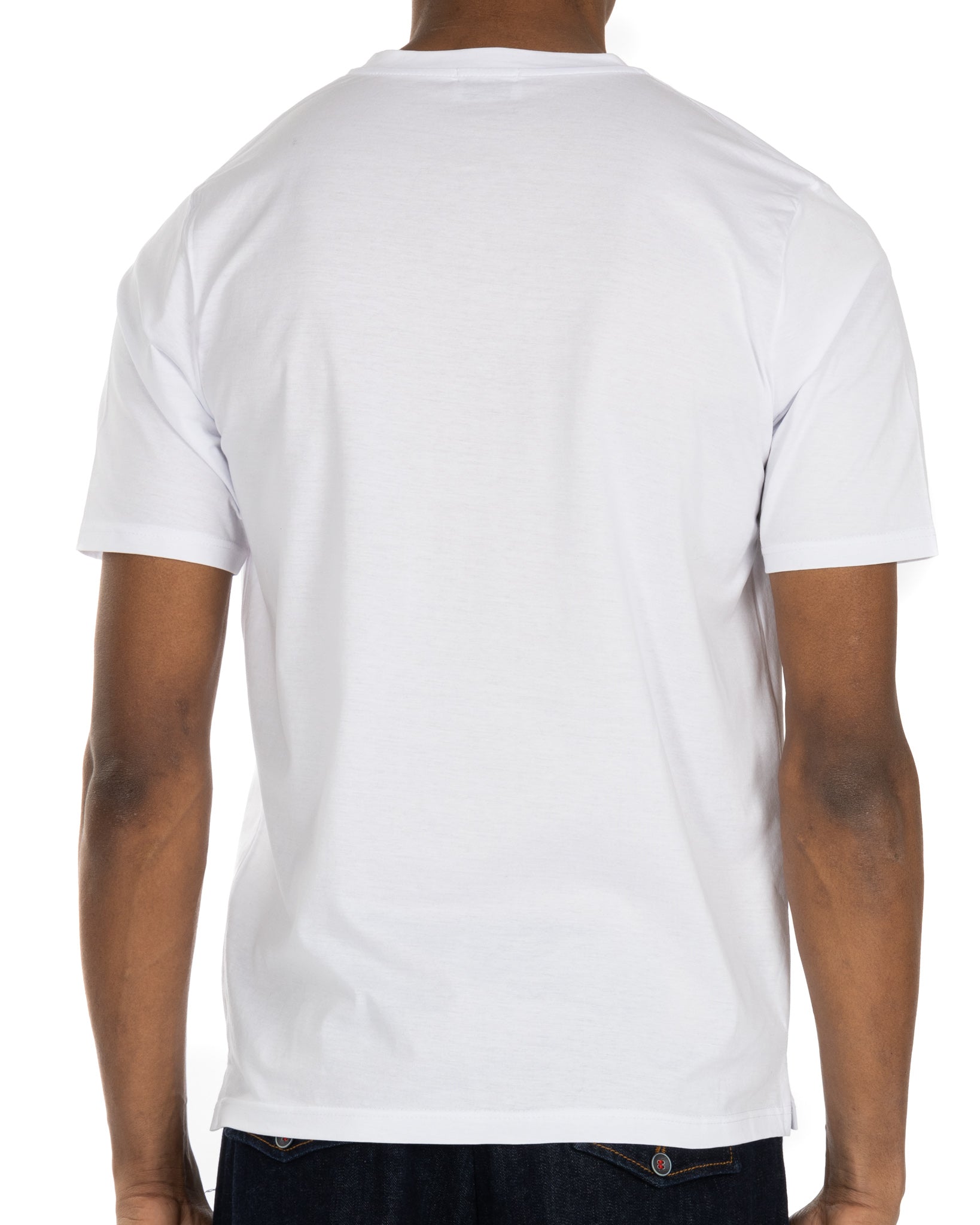Glasgow - white lisle t-shirt