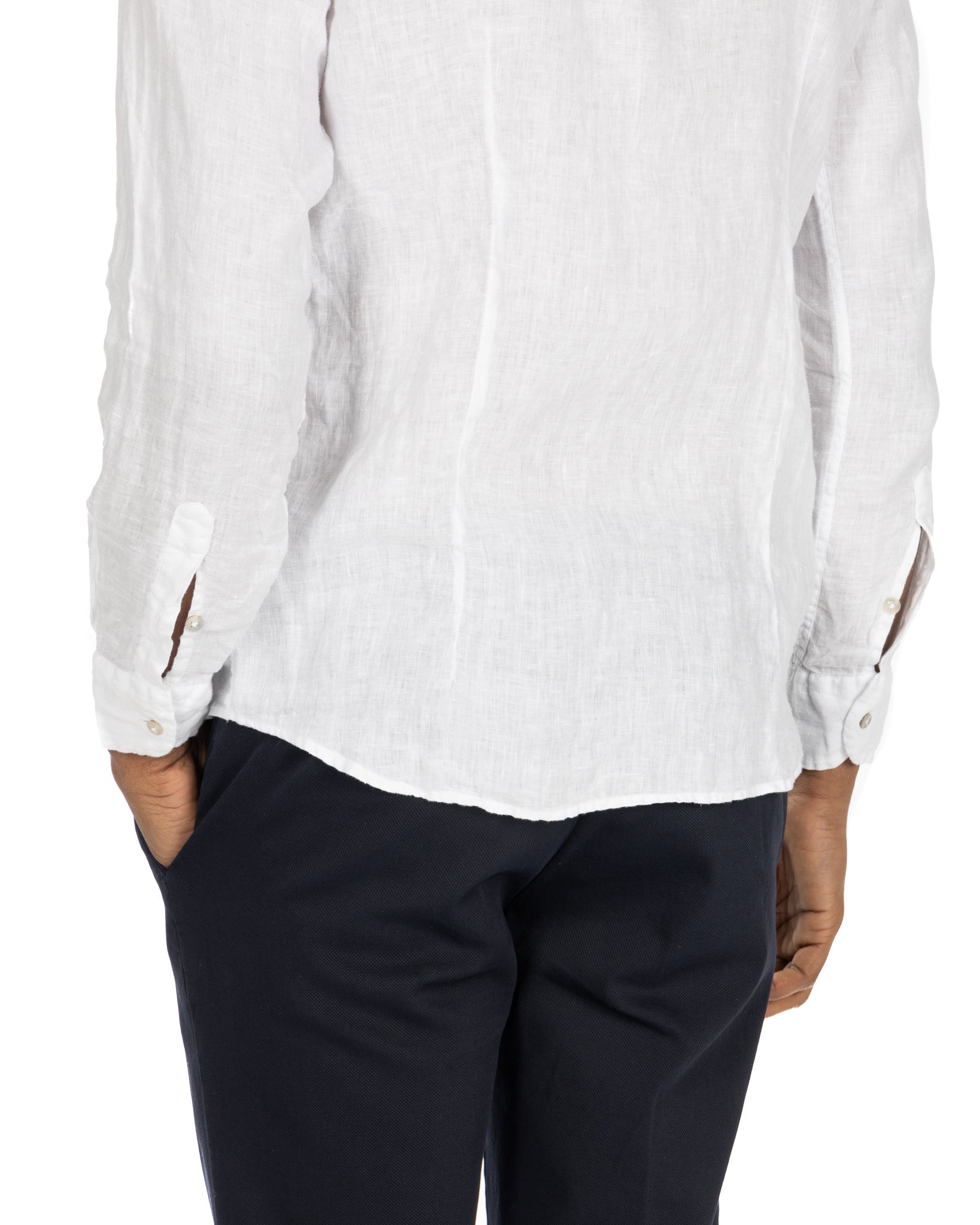 Montecarlo - pure white linen shirt