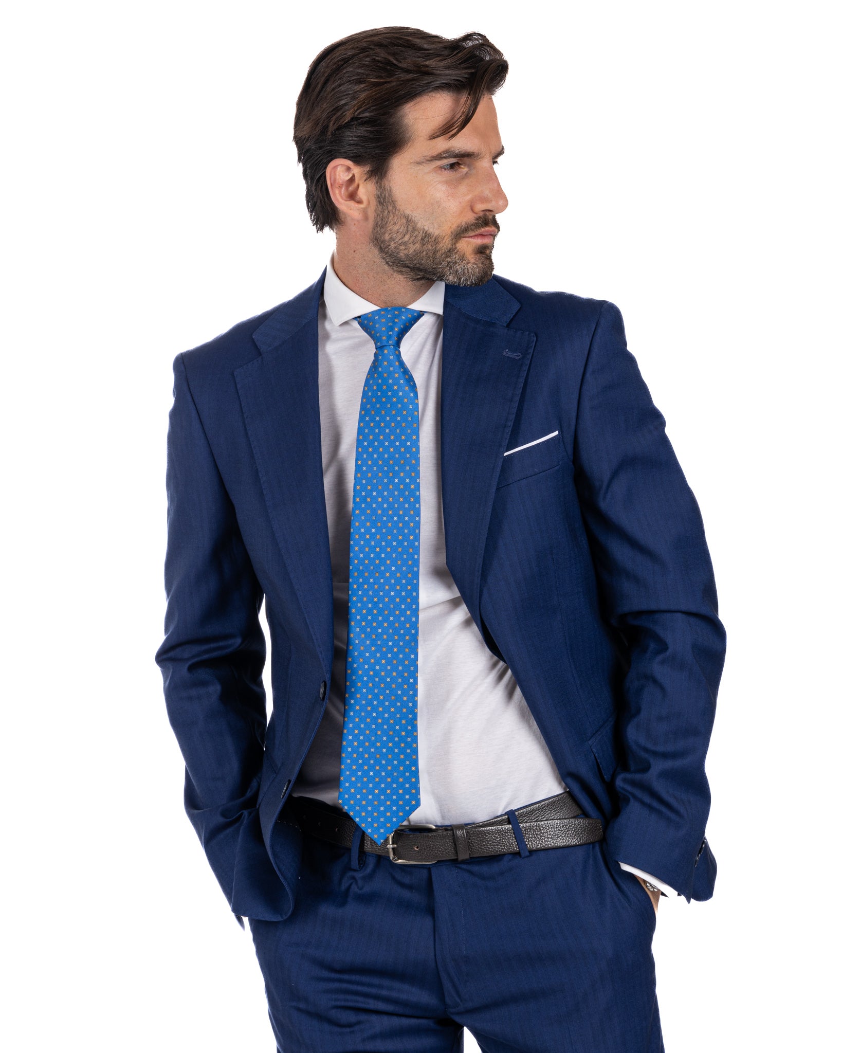 Paris - blue solaro single-breasted suit