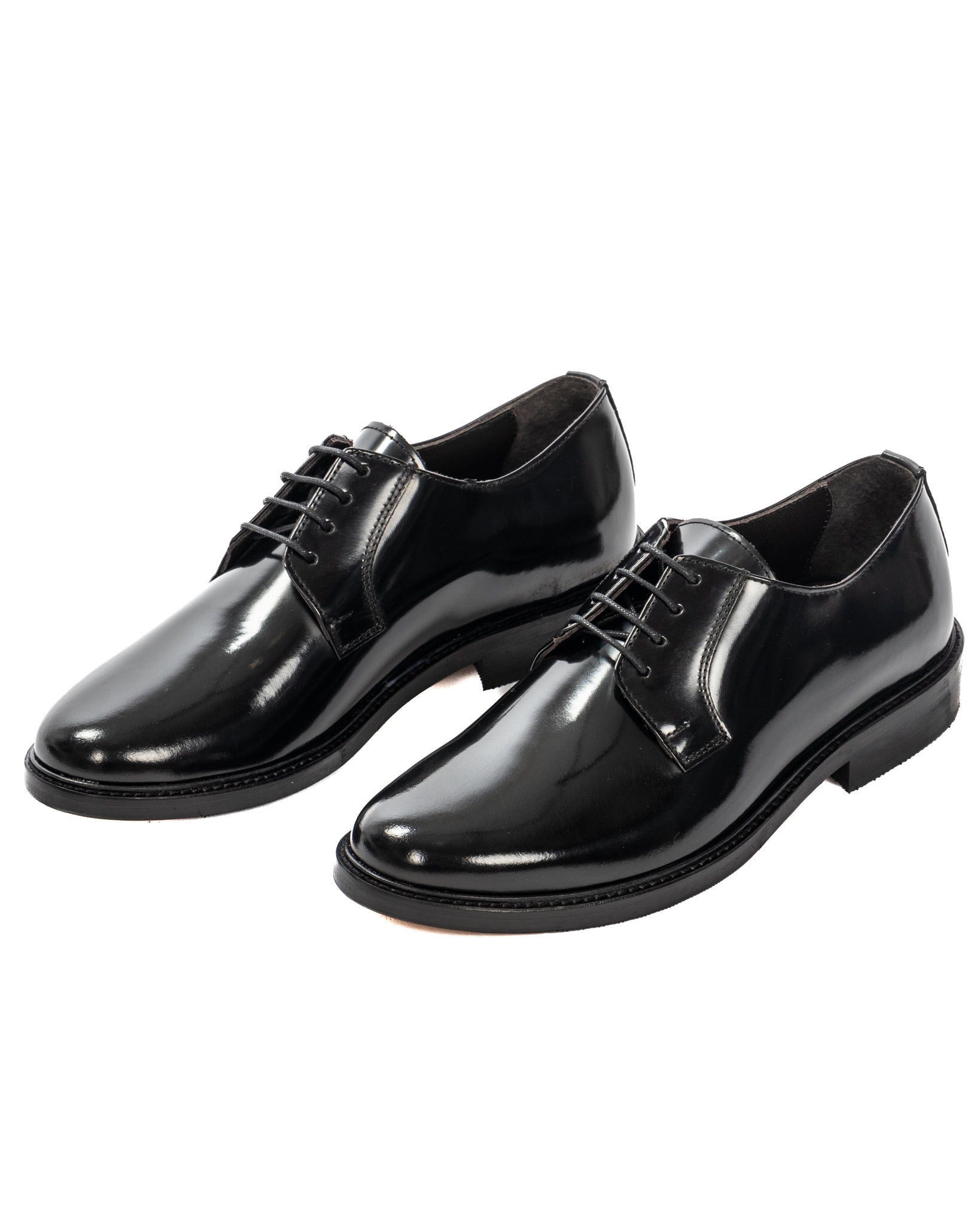 Arthur - classic shiny black derby