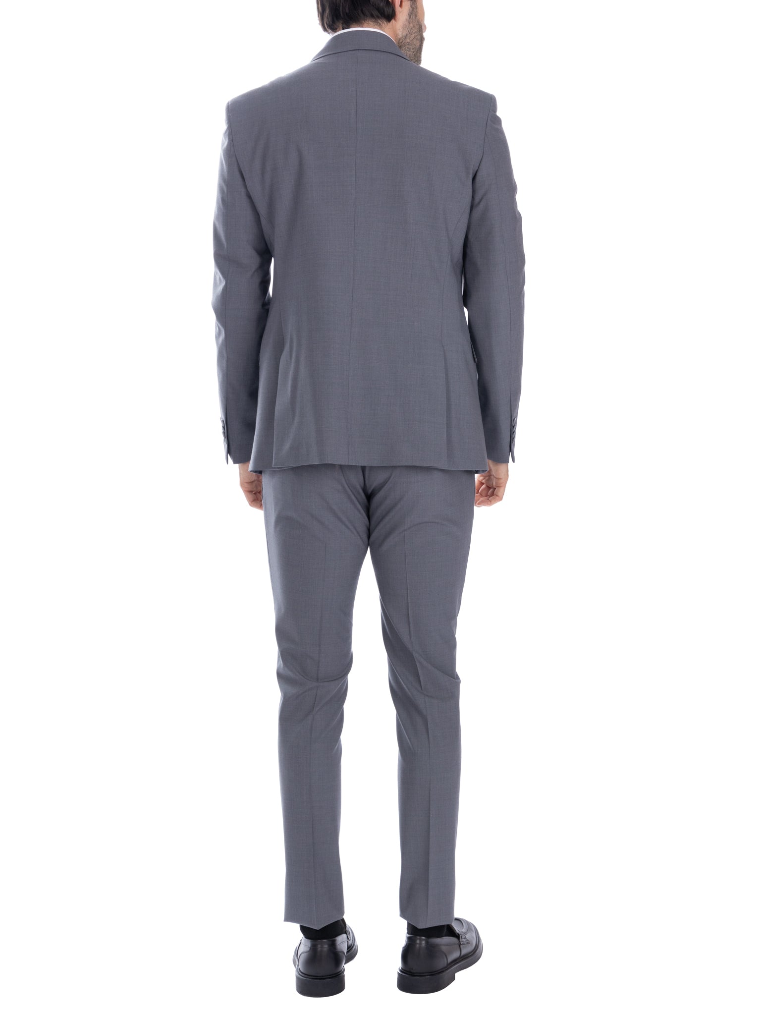 New york - abito monopetto grigio in lana