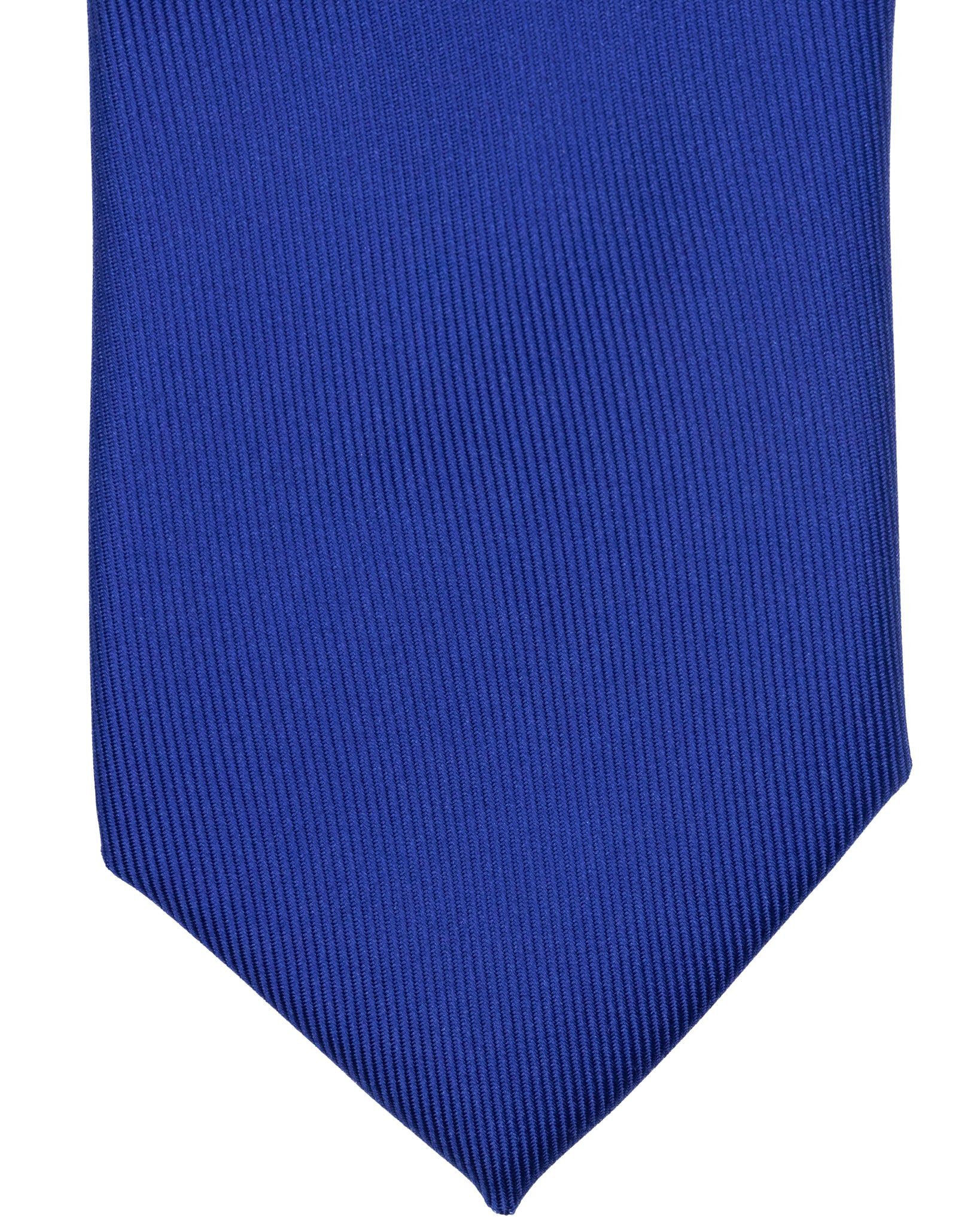 Cravate - en soie tissée bleue