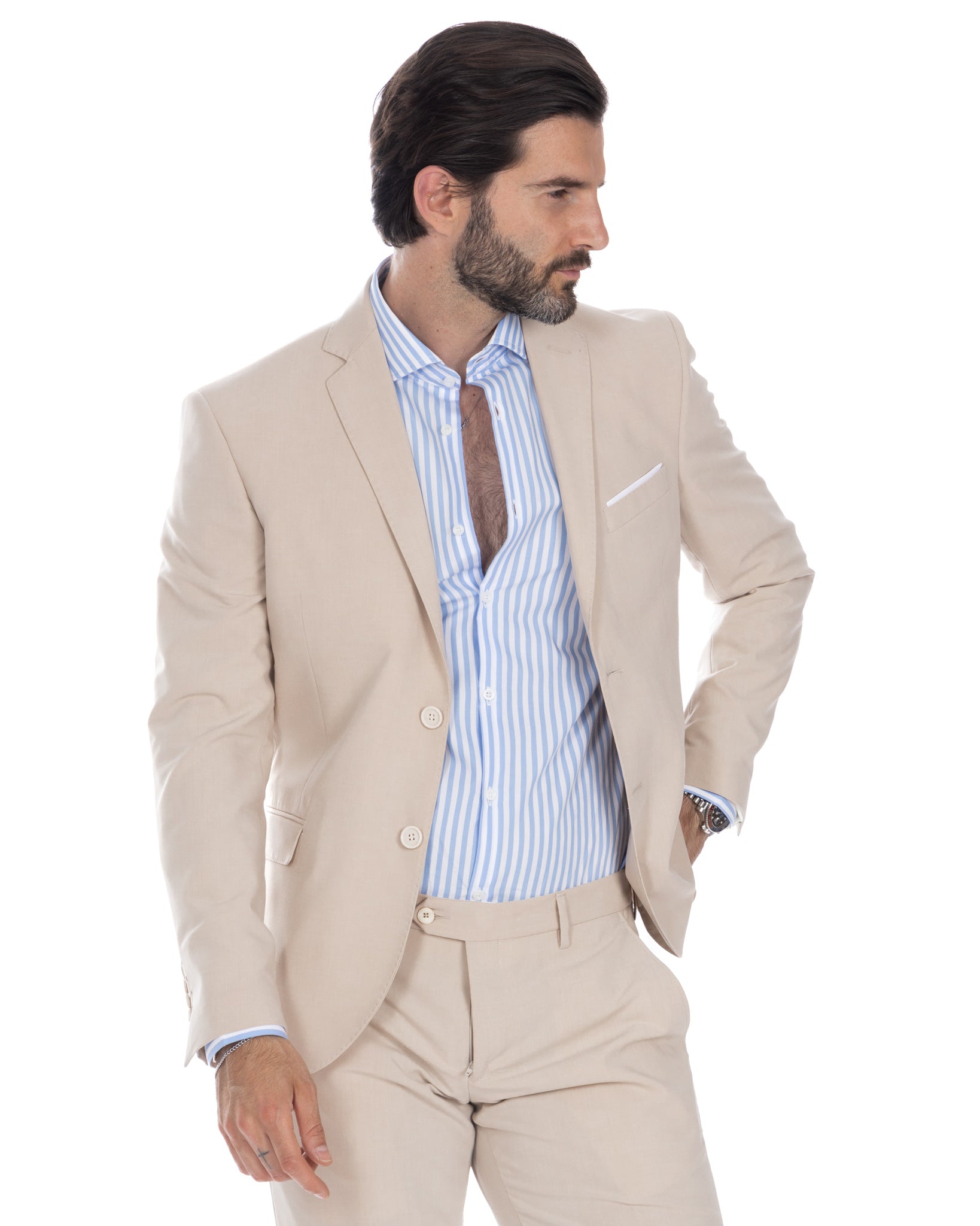 Berlino - abito basic beige