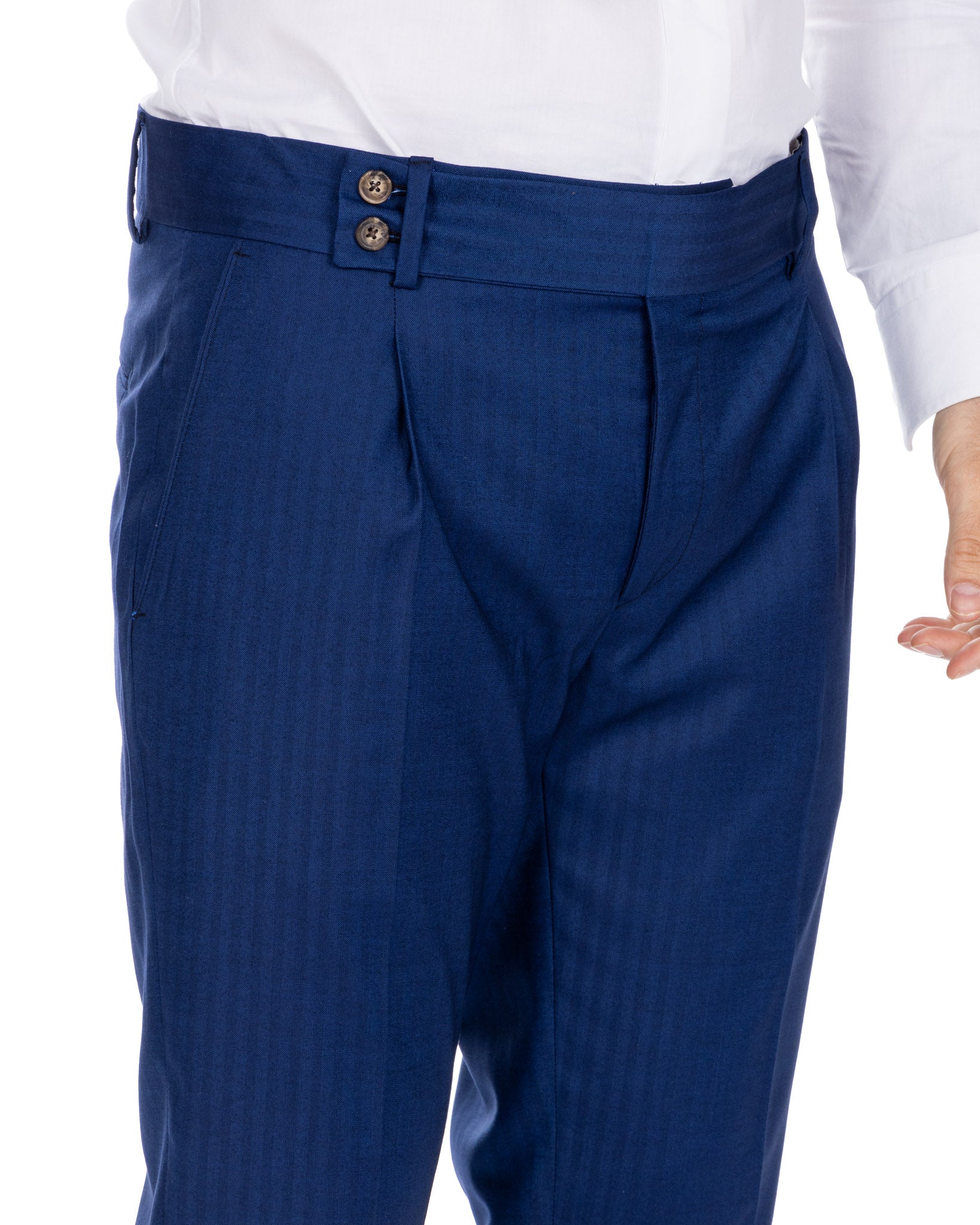 Colonia - pantalon taille haute solaro royal