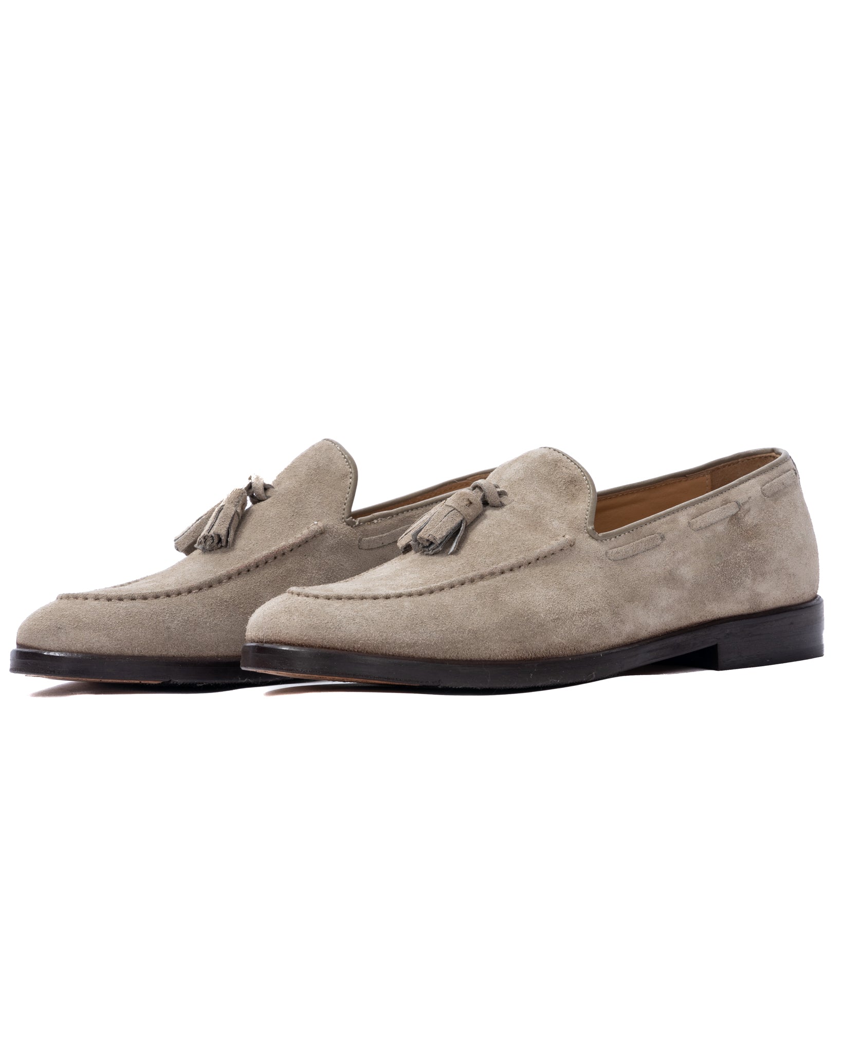 Caspar - mocassino scamosciato beige