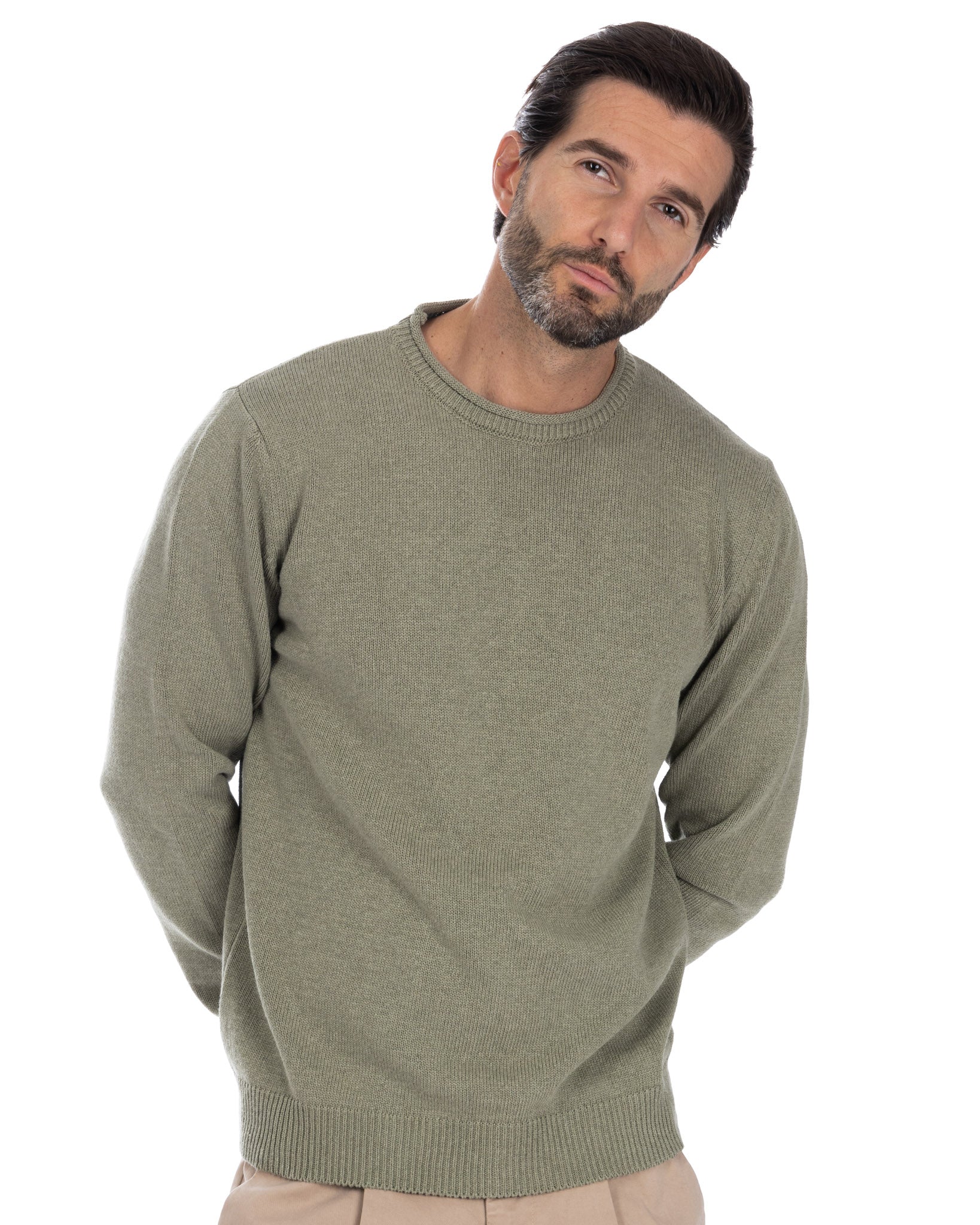 Adak - military crew neck sweater