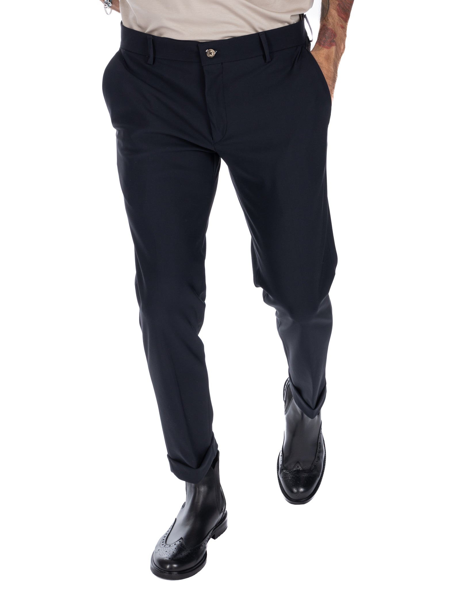 Olten - black technical trousers