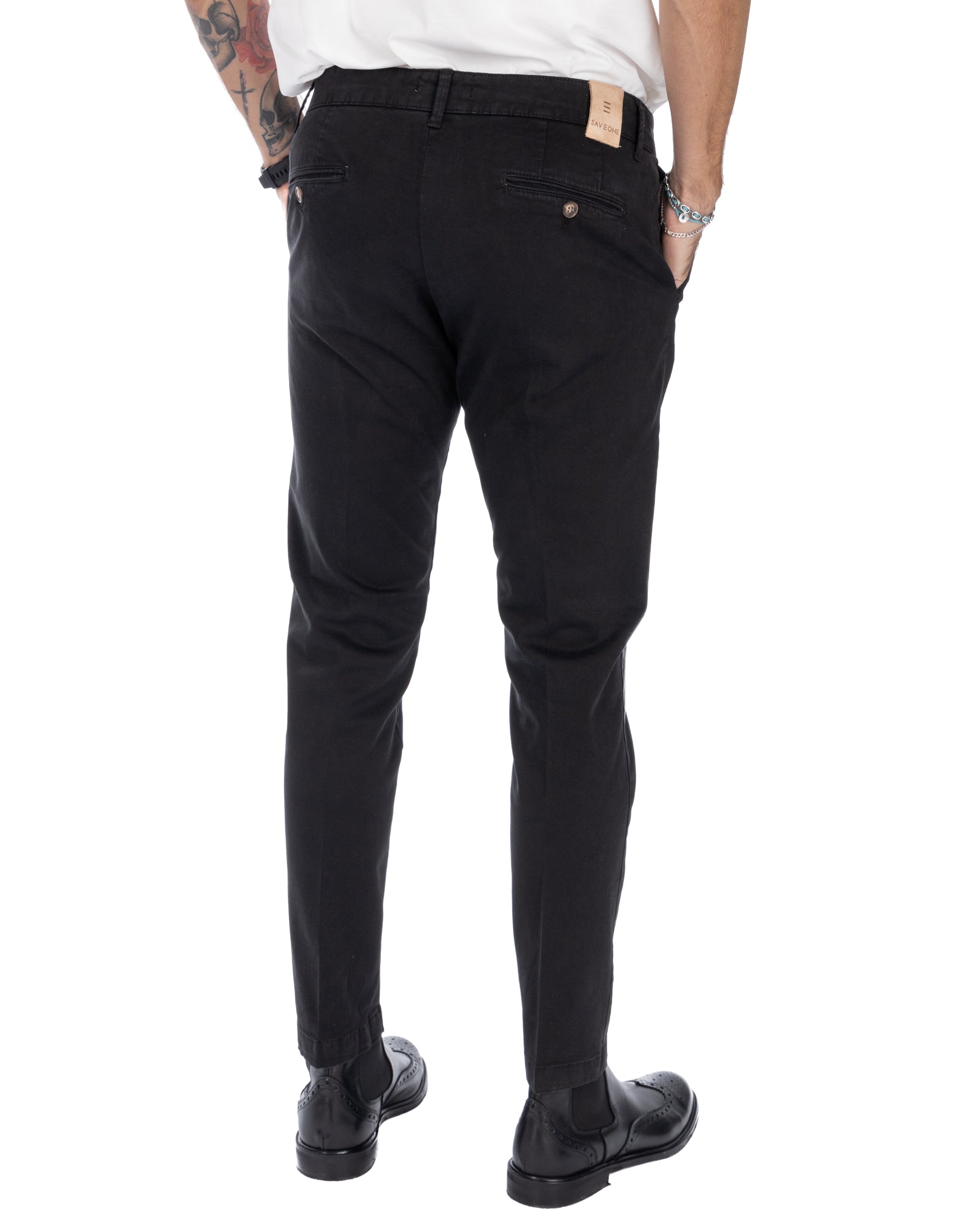 Paul - Pantalon basique noir