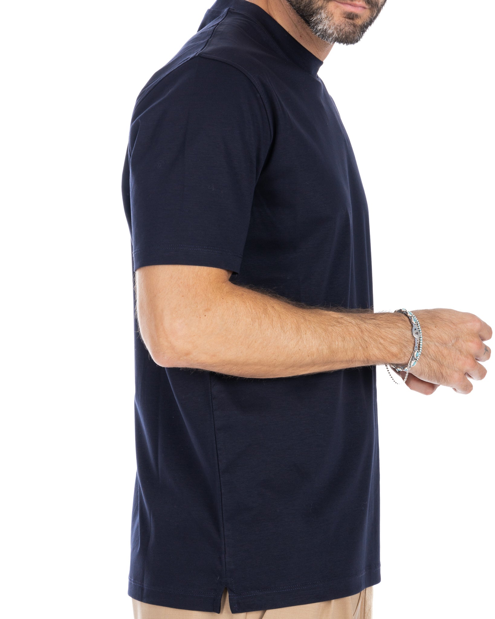 Delf - blue cotton t-shirt