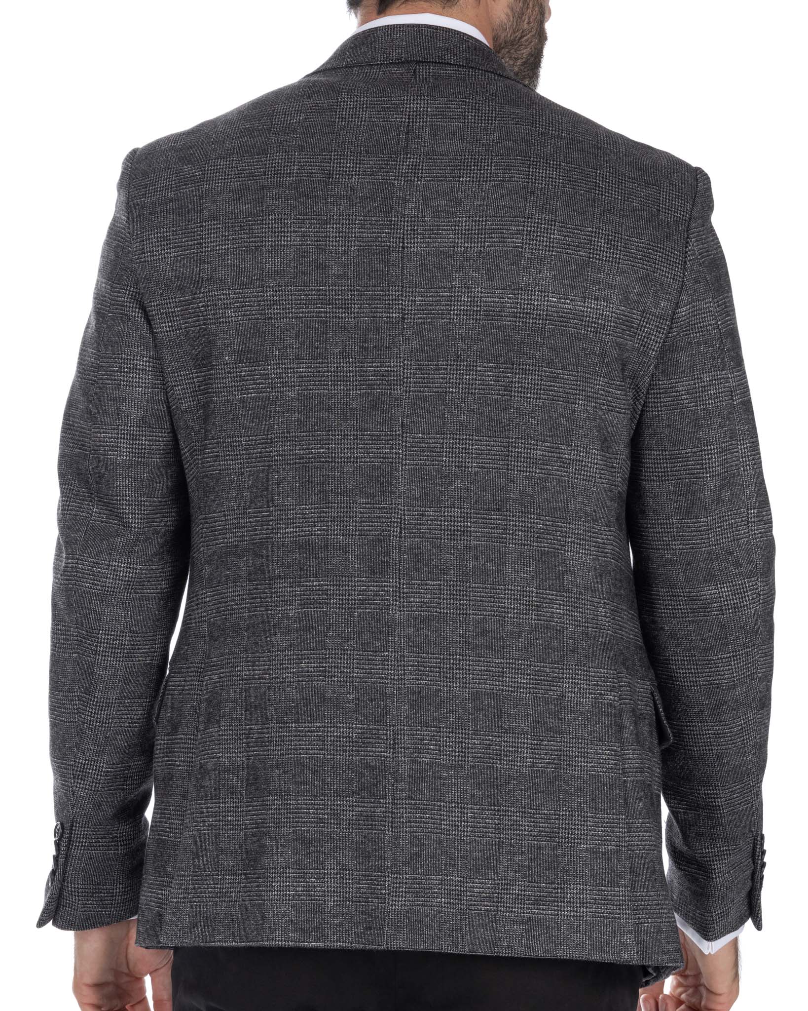 Orson - anthracite square single-breasted jacket