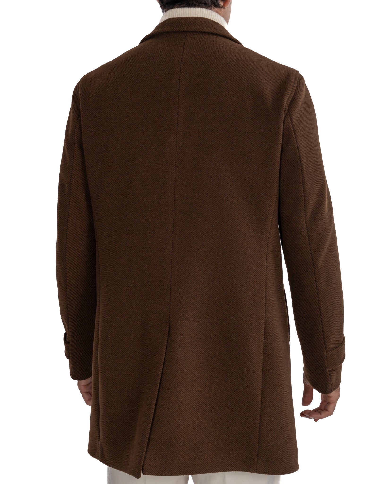 Louis - cappotto monopetto moro