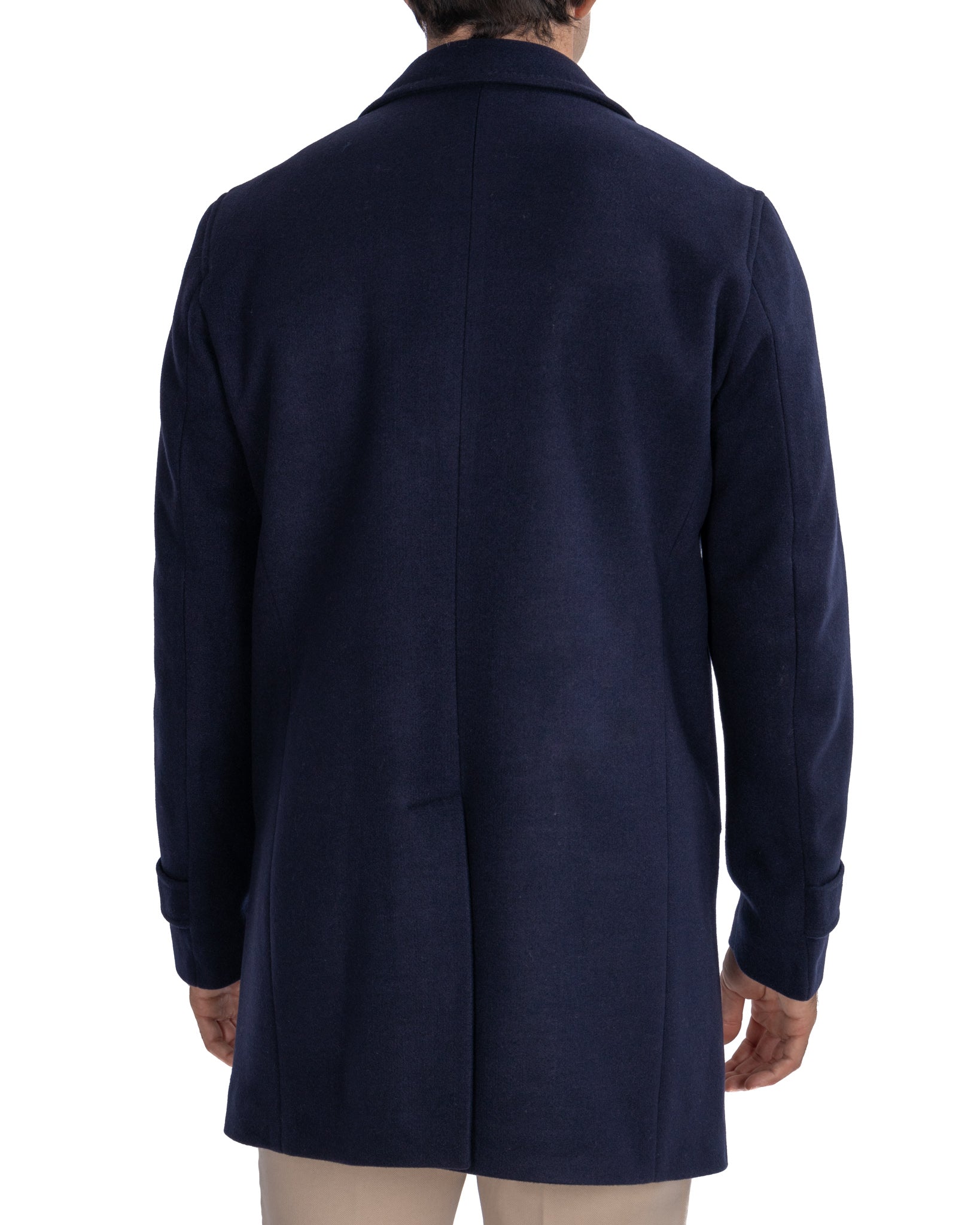 Henri - cappotto monopetto blu